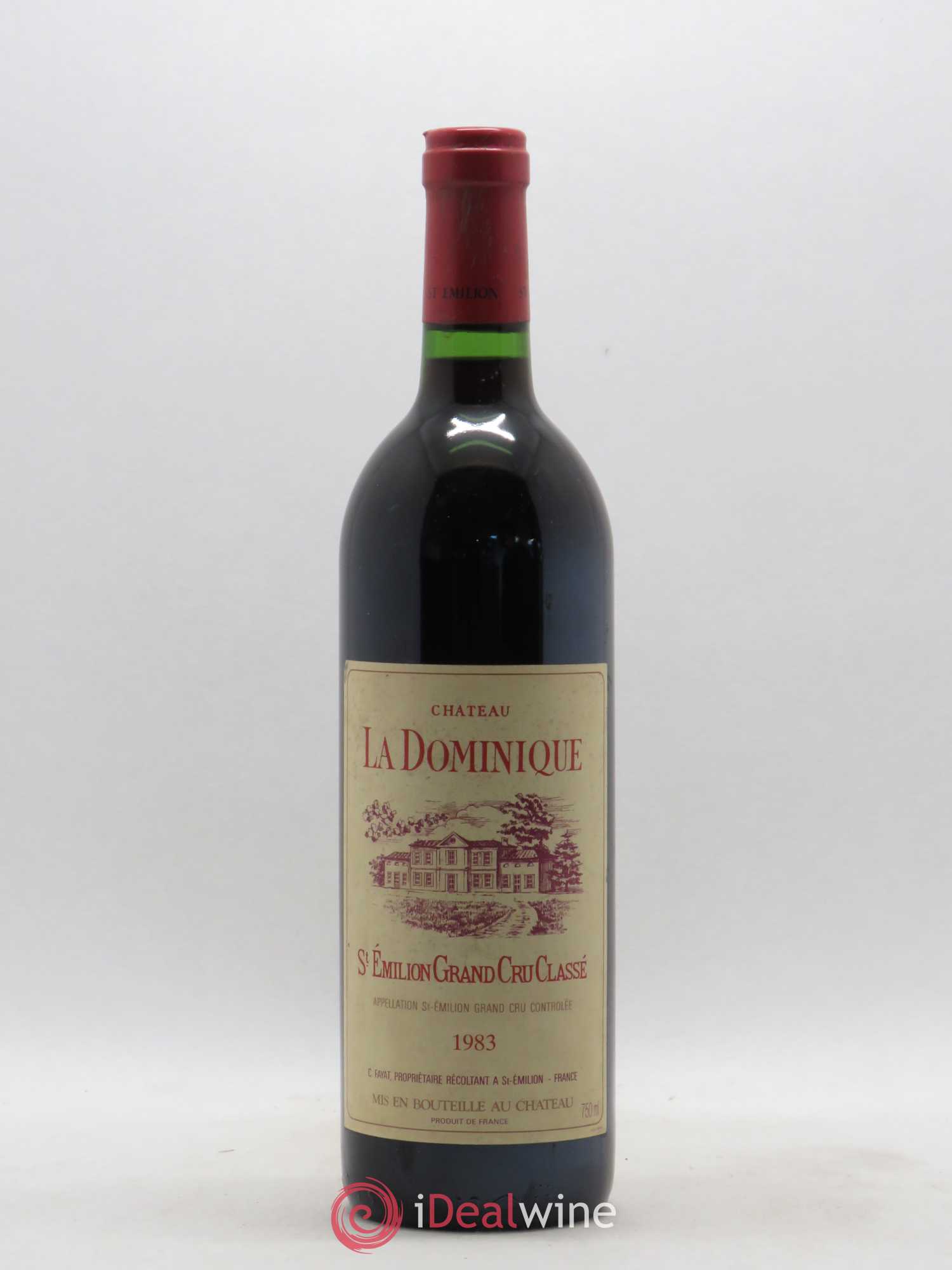 Château la Dominique Grand Cru Classé 1983 - Lot de 1 bouteille - 0