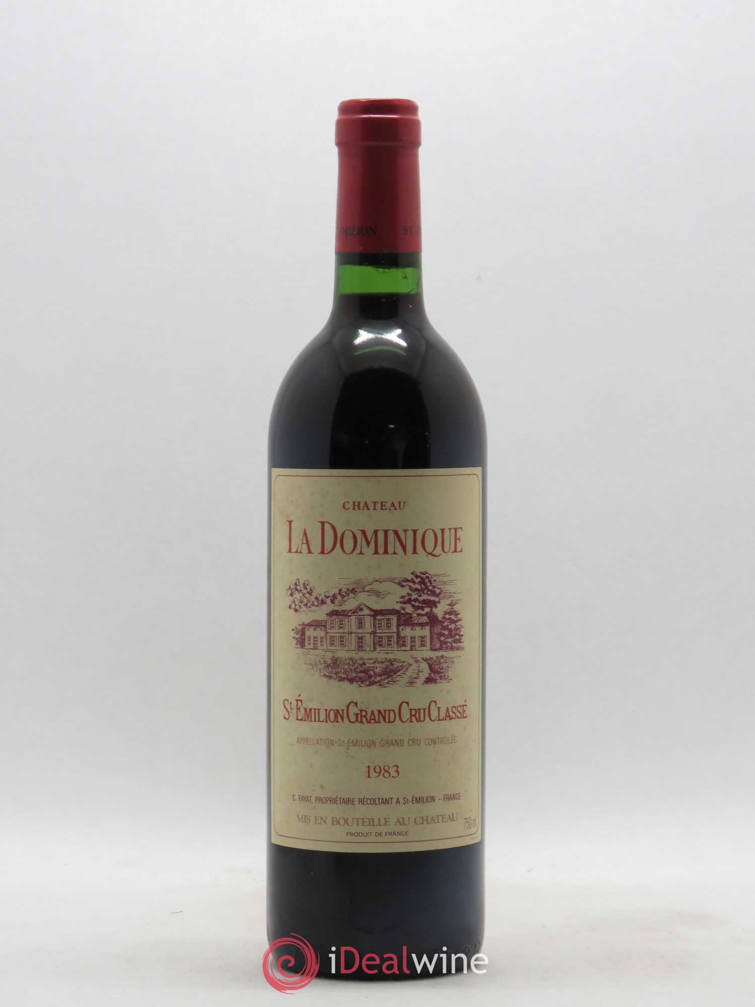 Château la Dominique Grand Cru Classé 1983 - Lot de 1 bouteille - 0
