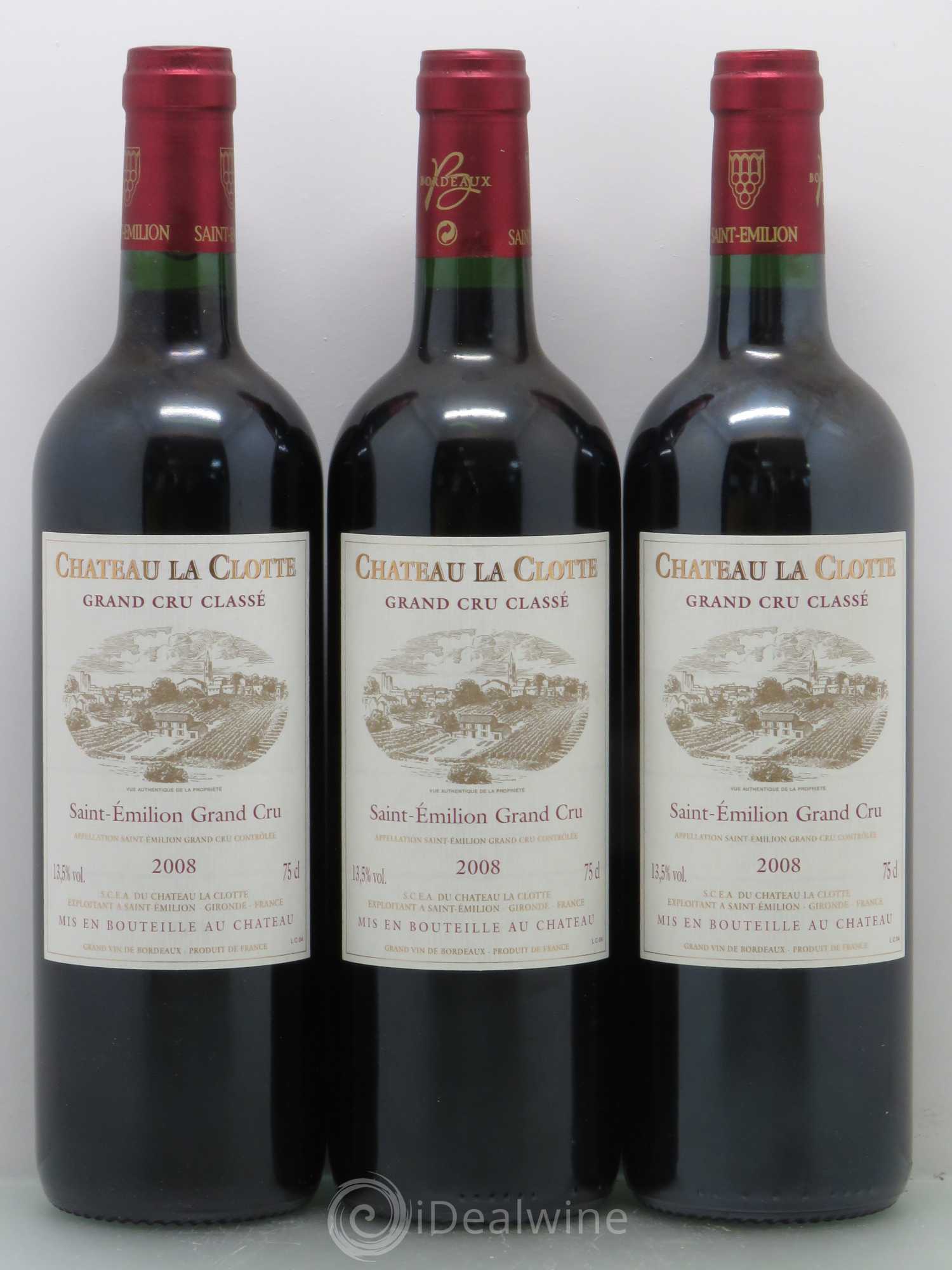 Château la Clotte 2008 - Lot de 12 bouteilles - 2