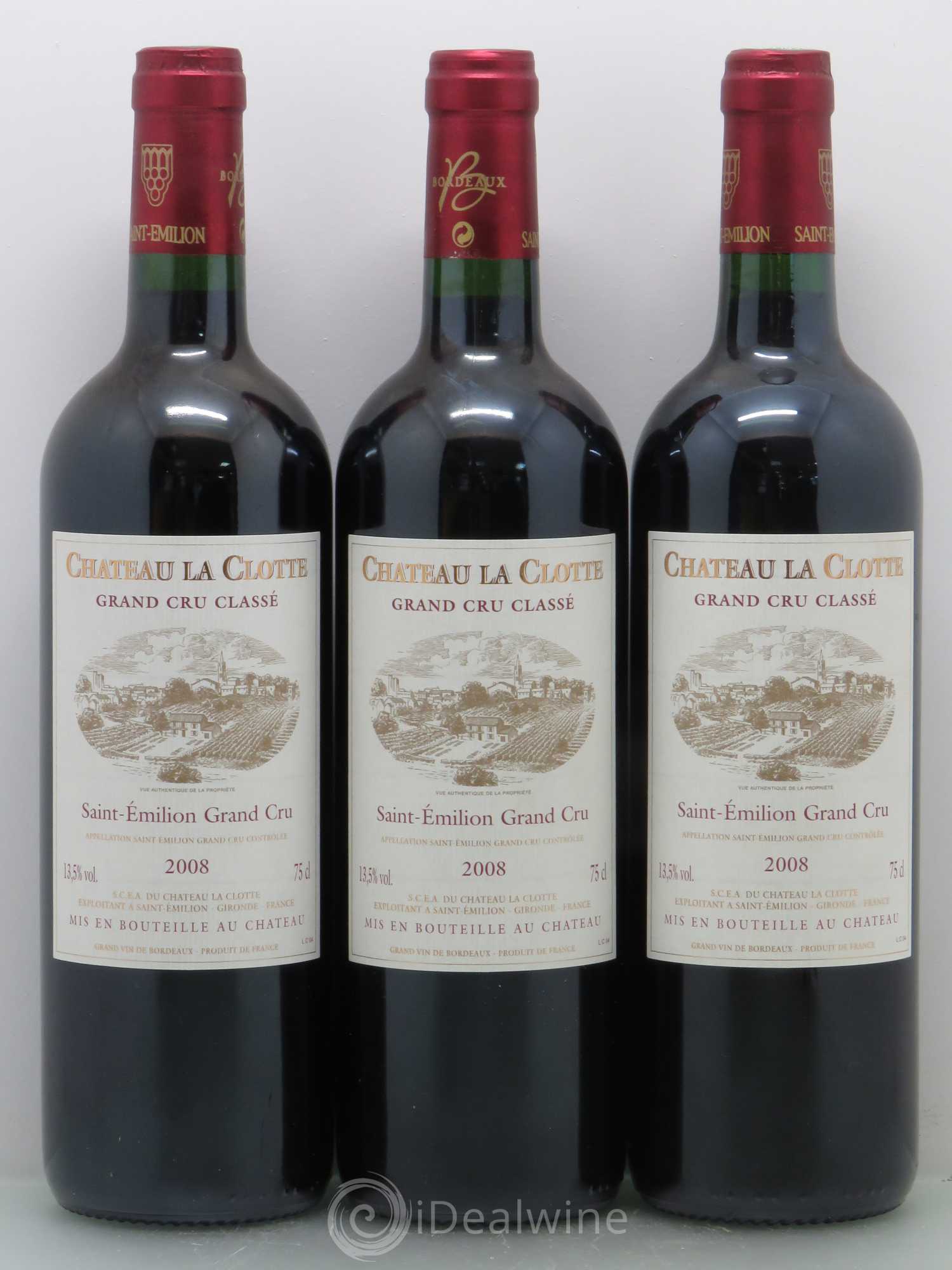 Château la Clotte 2008 - Lot de 12 bouteilles - 4