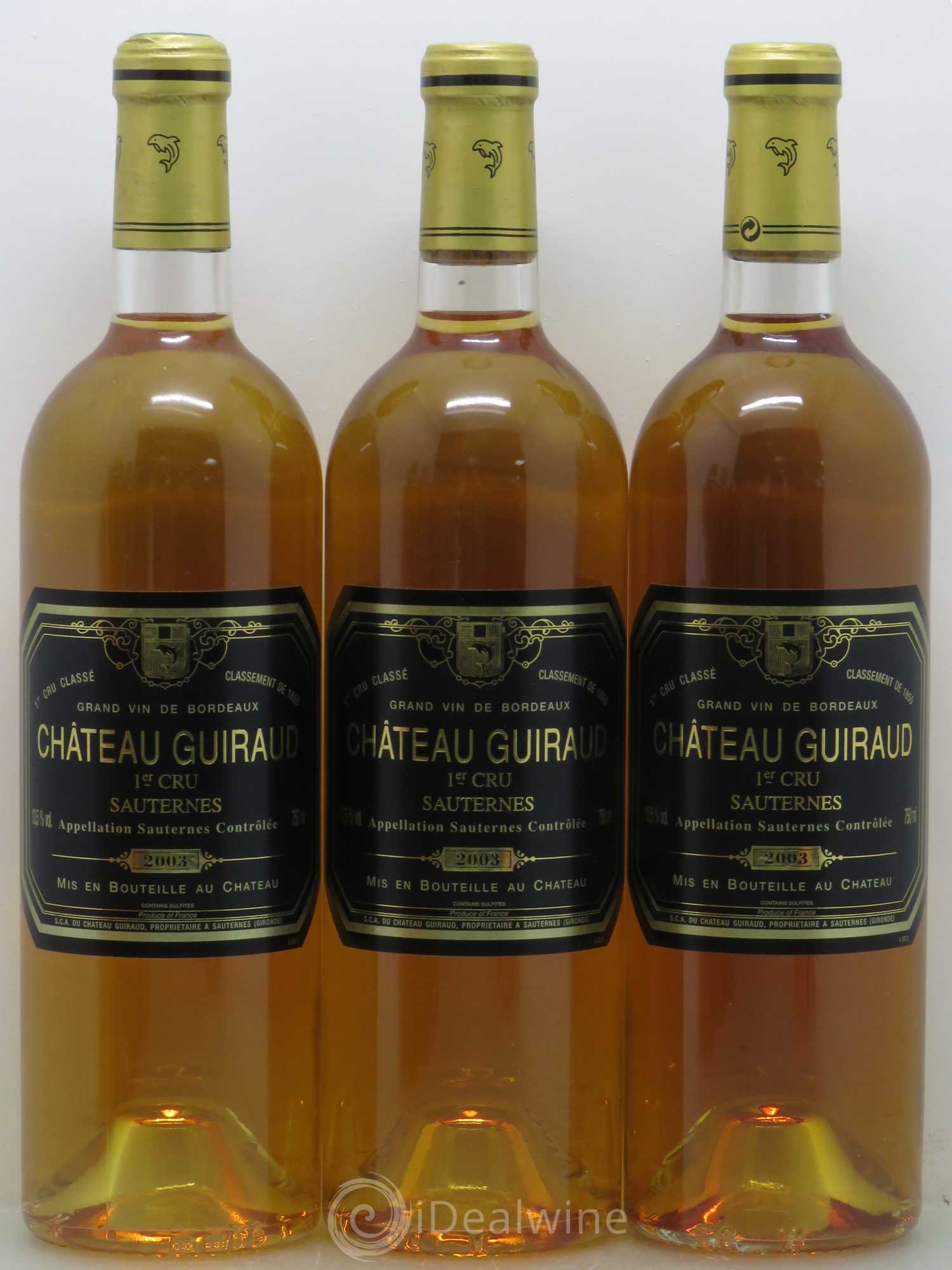 Château Guiraud 1er Grand Cru Classé 2003 - Lotto di 6 bottiglie - 1