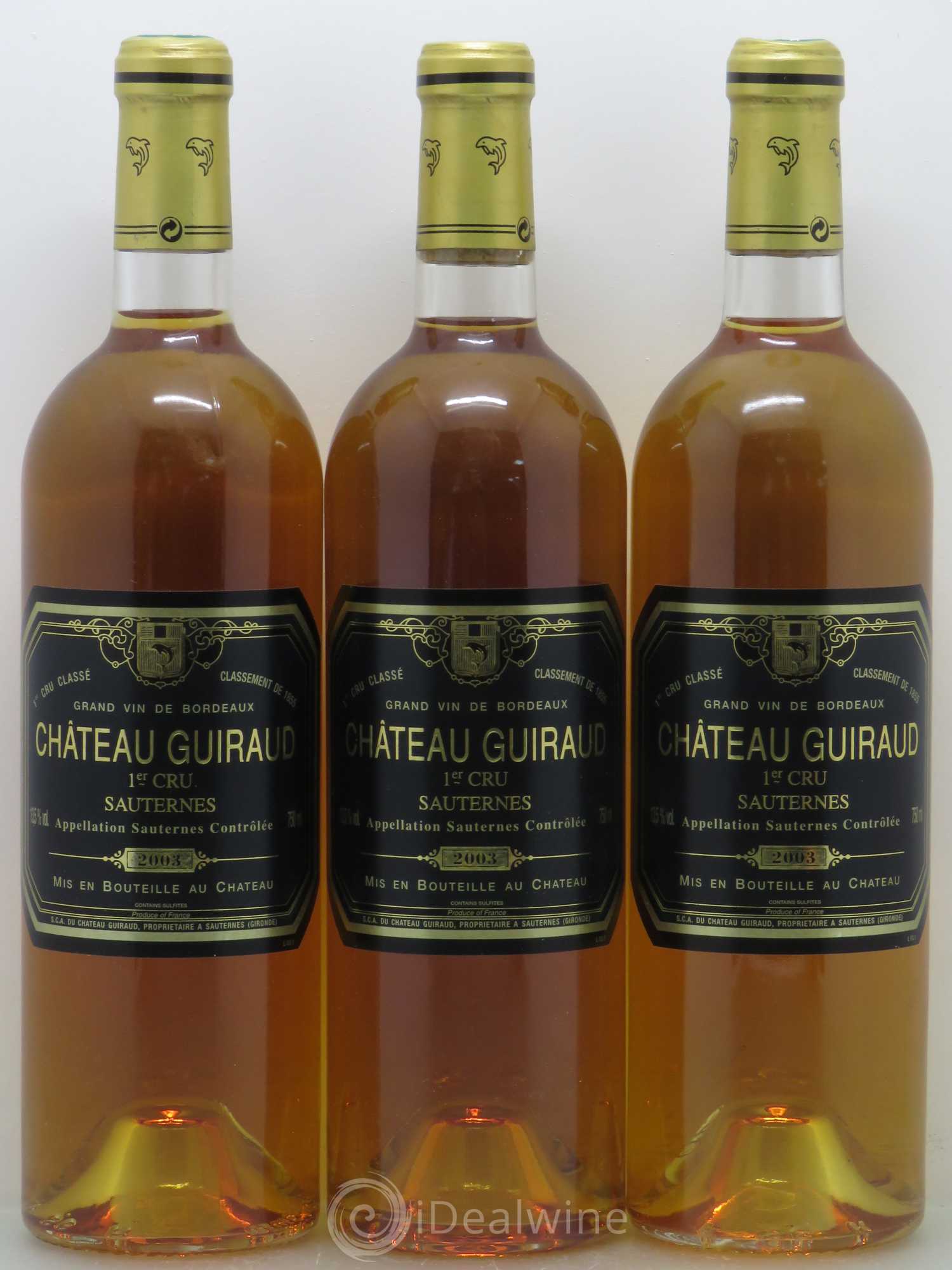 Château Guiraud 1er Grand Cru Classé 2003 - Lotto di 6 bottiglie - 2