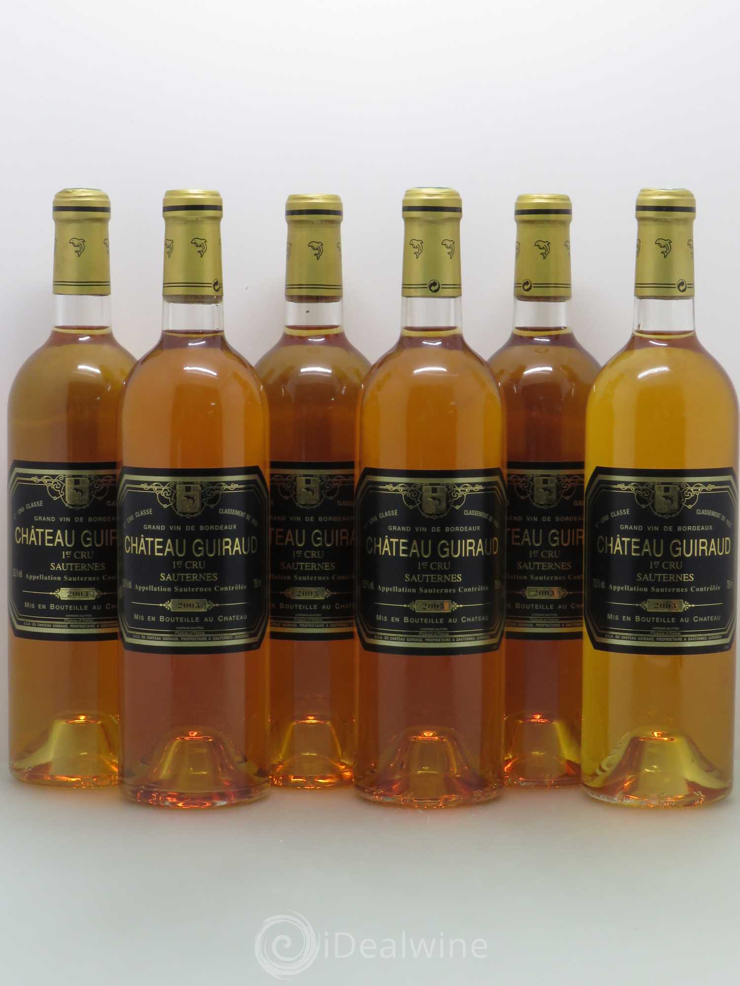 Château Guiraud 1er Grand Cru Classé 2003 - Lotto di 6 bottiglie - 0