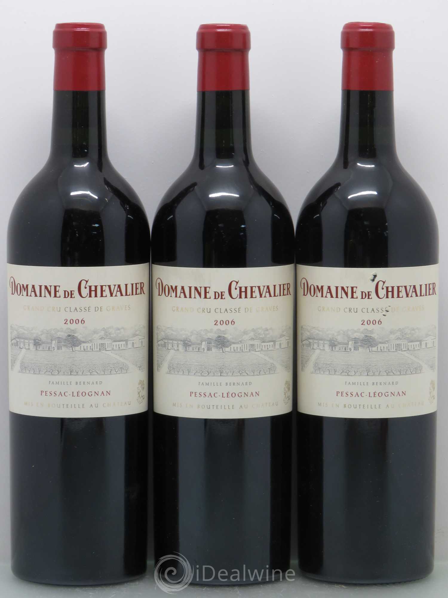 Domaine de Chevalier Cru Classé de Graves 2006 - Lot de 3 bouteilles - 0