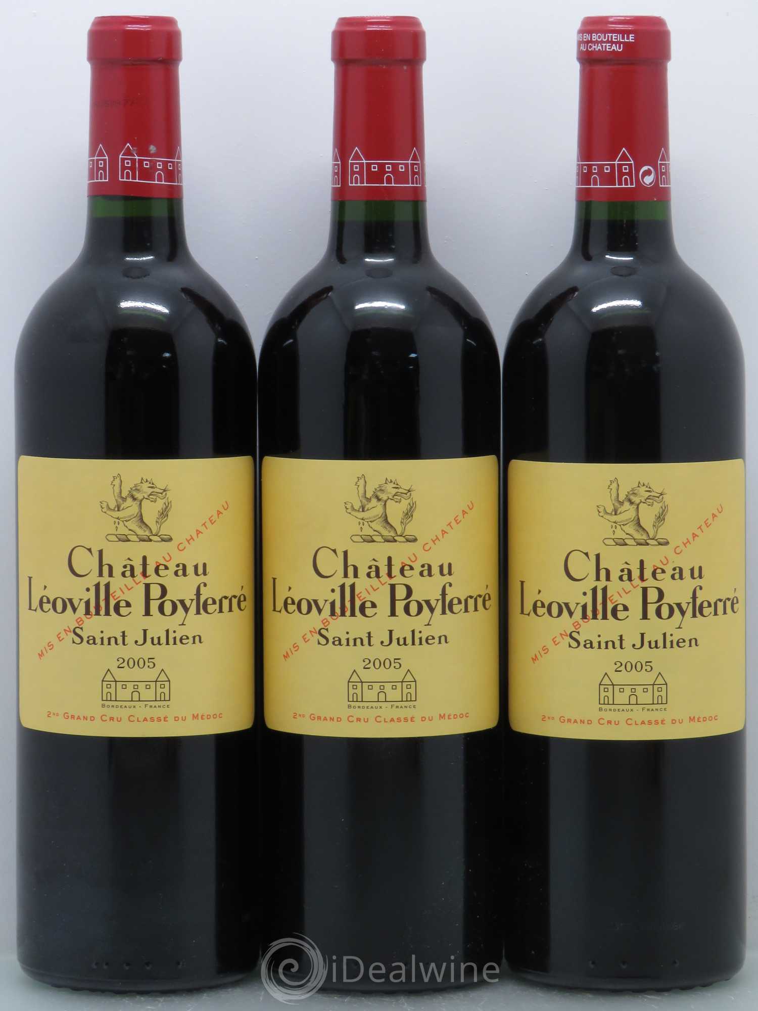 Château Léoville Poyferré 2ème Grand Cru Classé 2005 - Lot de 12 bouteilles - 3