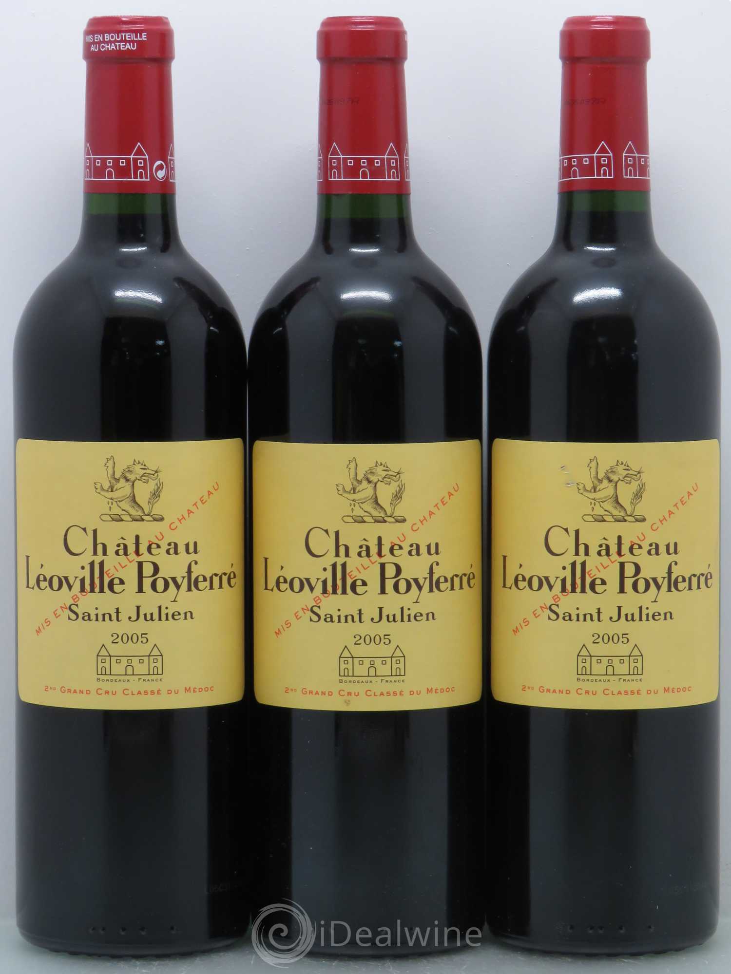 Château Léoville Poyferré 2ème Grand Cru Classé 2005 - Lot de 12 bouteilles - 4