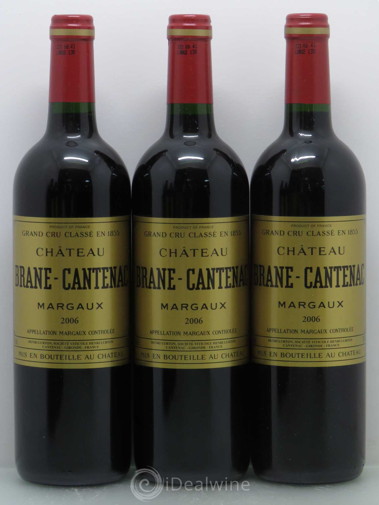 Château Brane Cantenac 2ème Grand Cru Classé  (senza prezzo di riserva) 2006 - Lotto di 6 bottiglie - 1