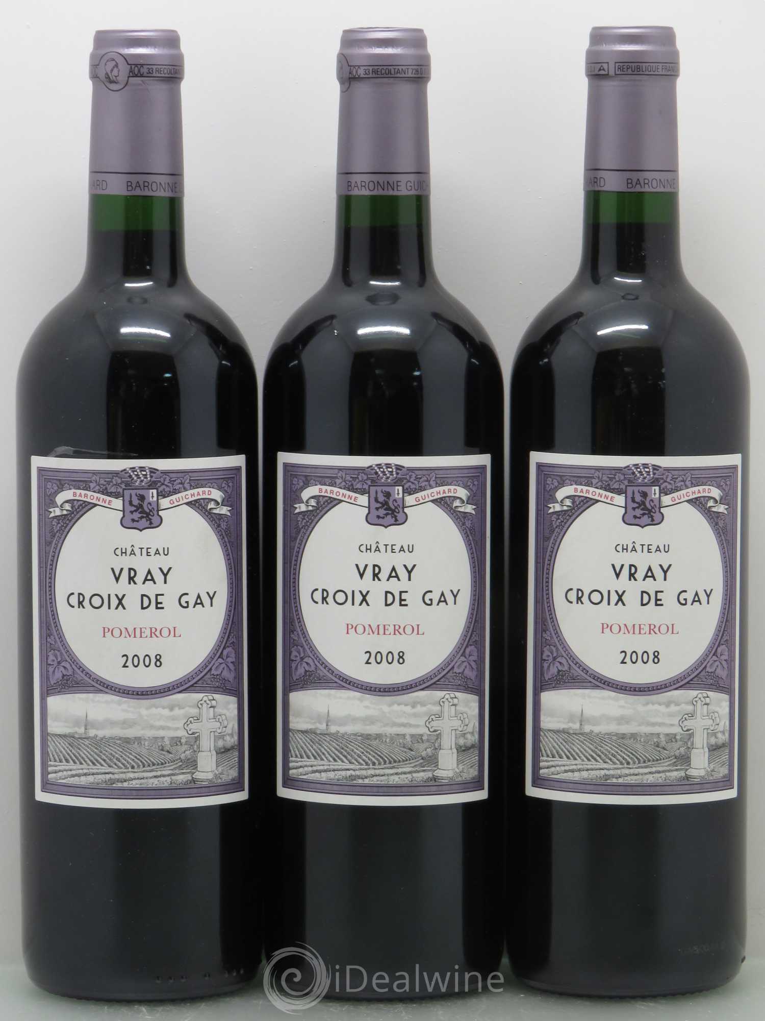 Château Vray Croix de Gay (sans prix de réserve) 2008 - Lot de 6 bouteilles - 2