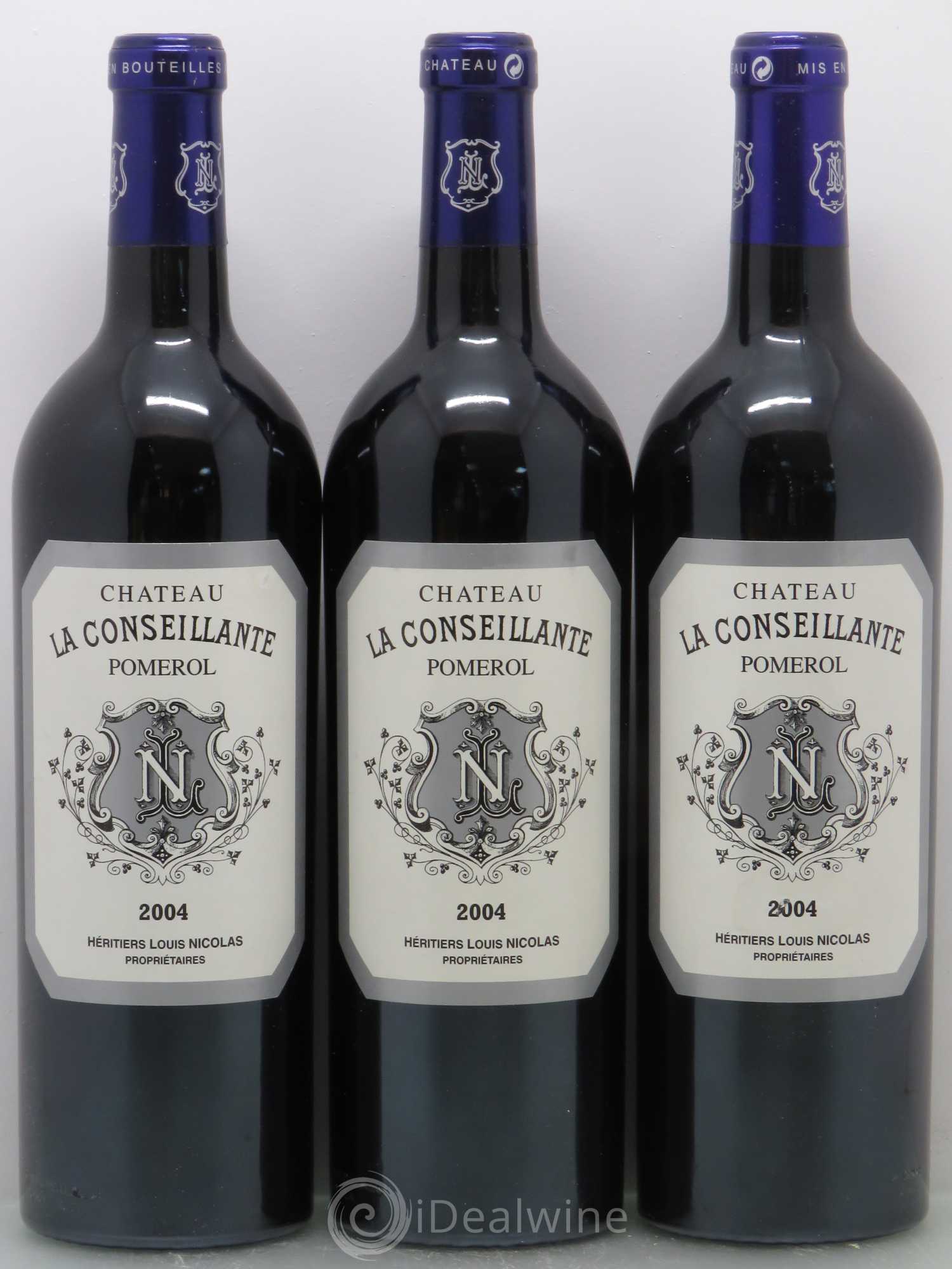 Château la Conseillante (sans prix de réserve) 2004 - Lot de 3 bouteilles - 0