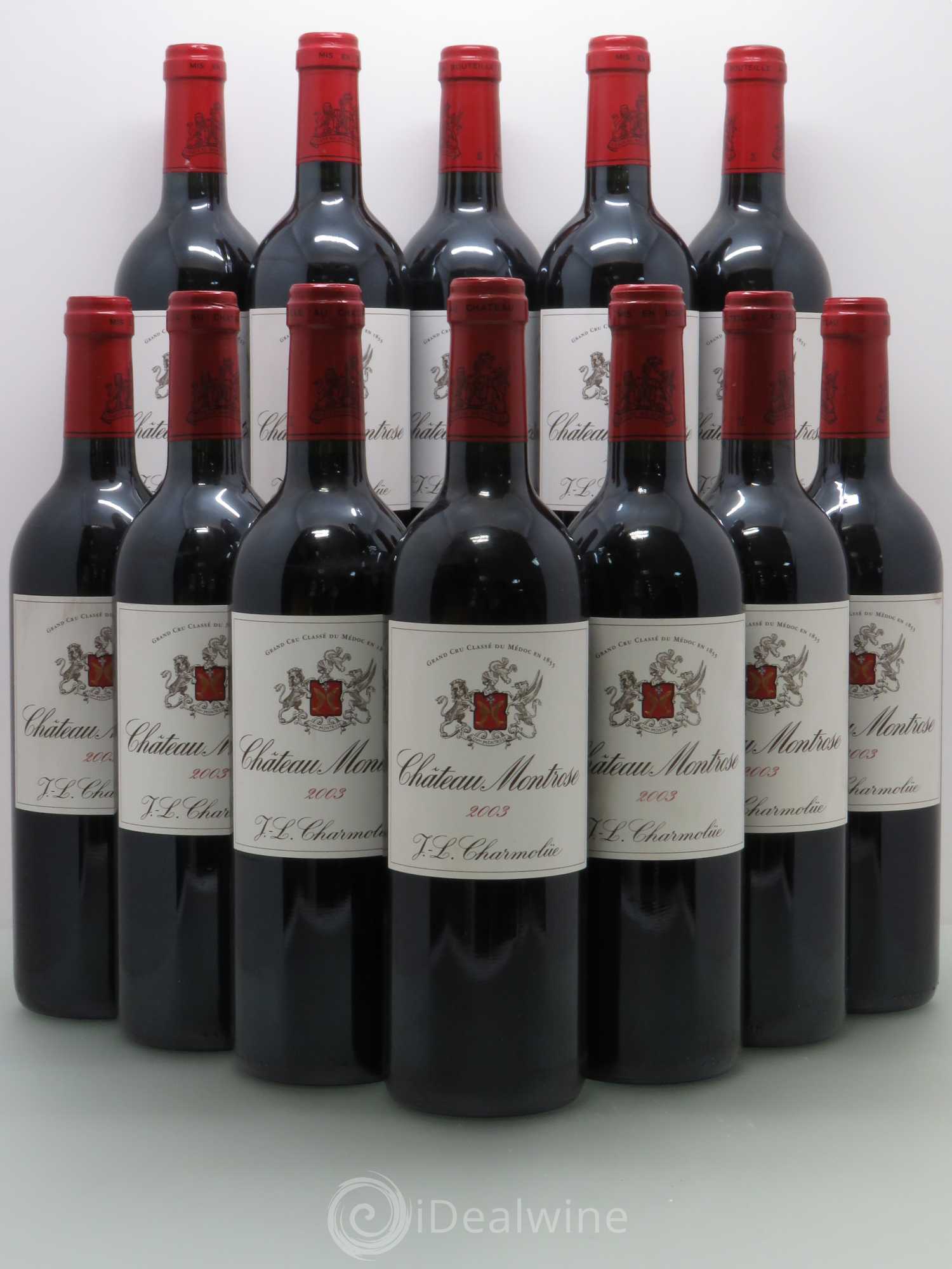 Château Montrose 2ème Grand Cru Classé 2003 - Lot de 12 bouteilles - 0