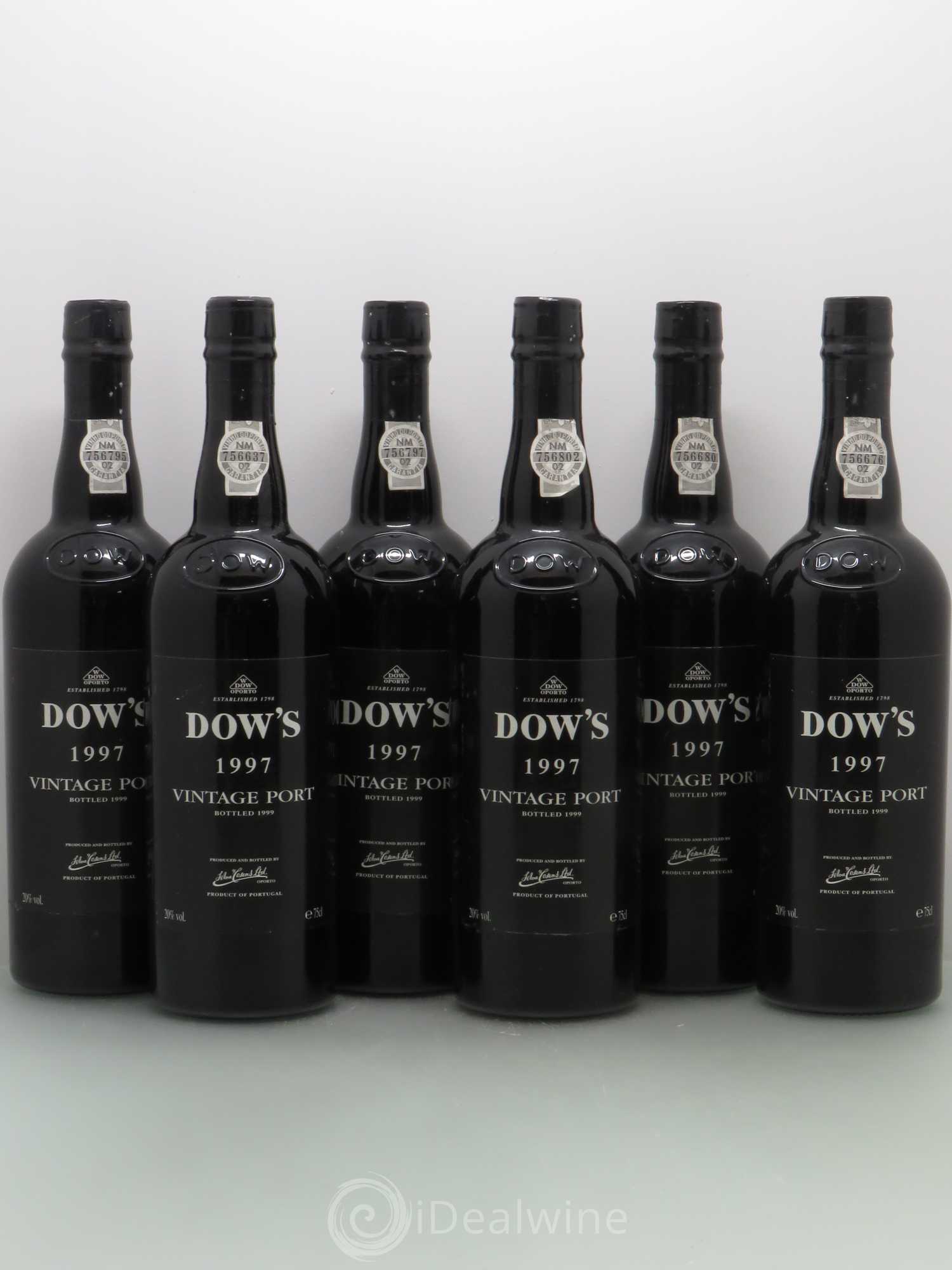 Porto Dow 1997 - Lot de 6 bouteilles - 0