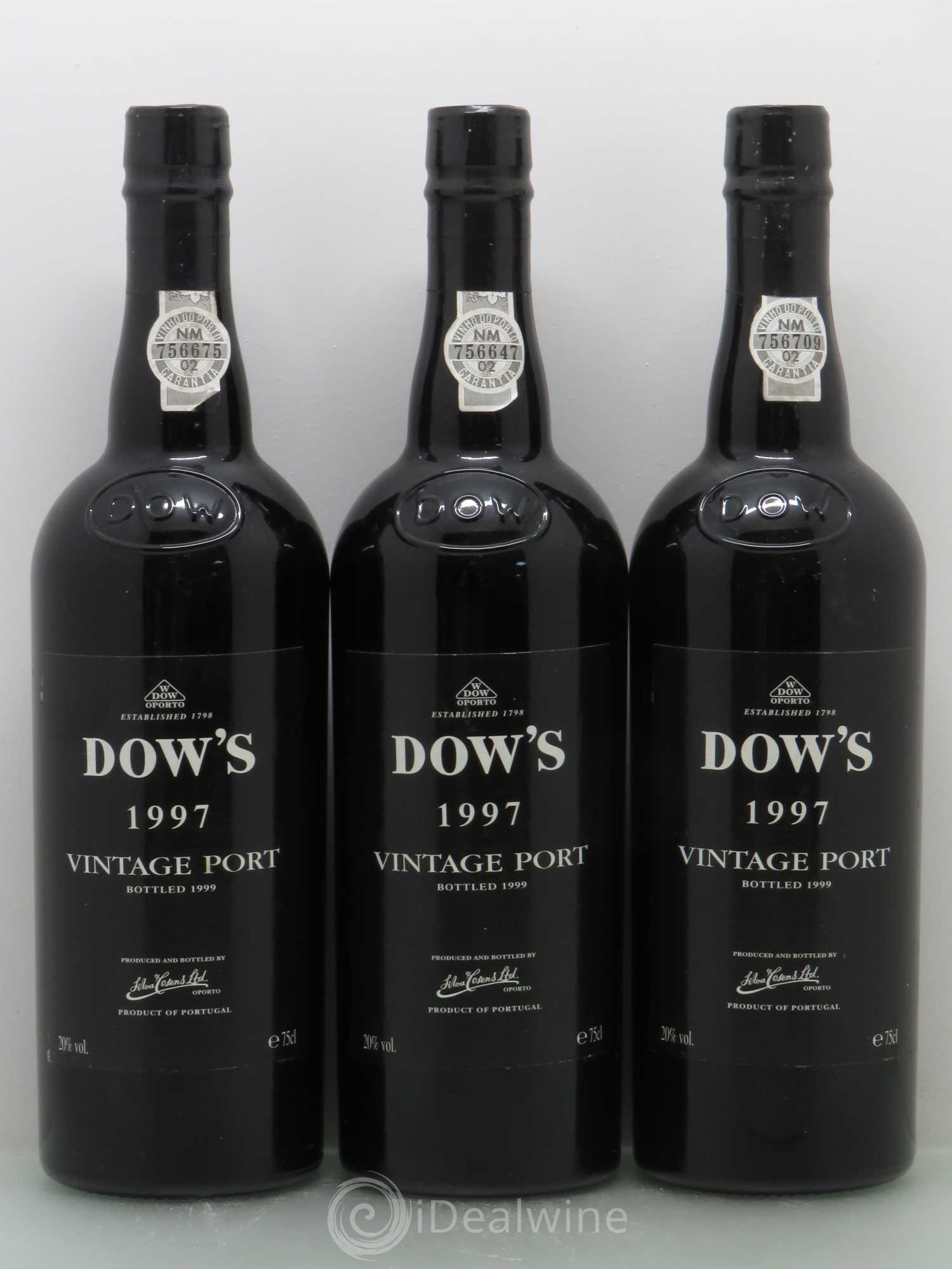 Porto Dow 1997 - Lot de 3 bouteilles - 0