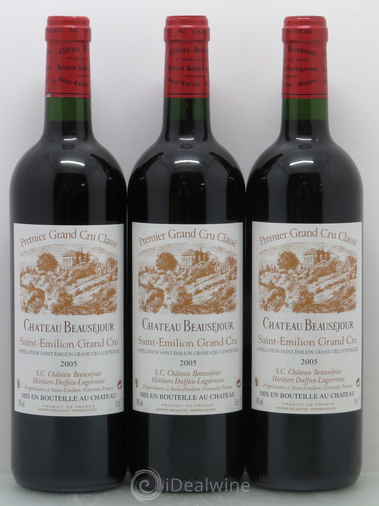 Château Beauséjour (Duffau-Lagarrosse) 1er Grand Cru Classé B 2005 - Lot de 12 bouteilles - 4