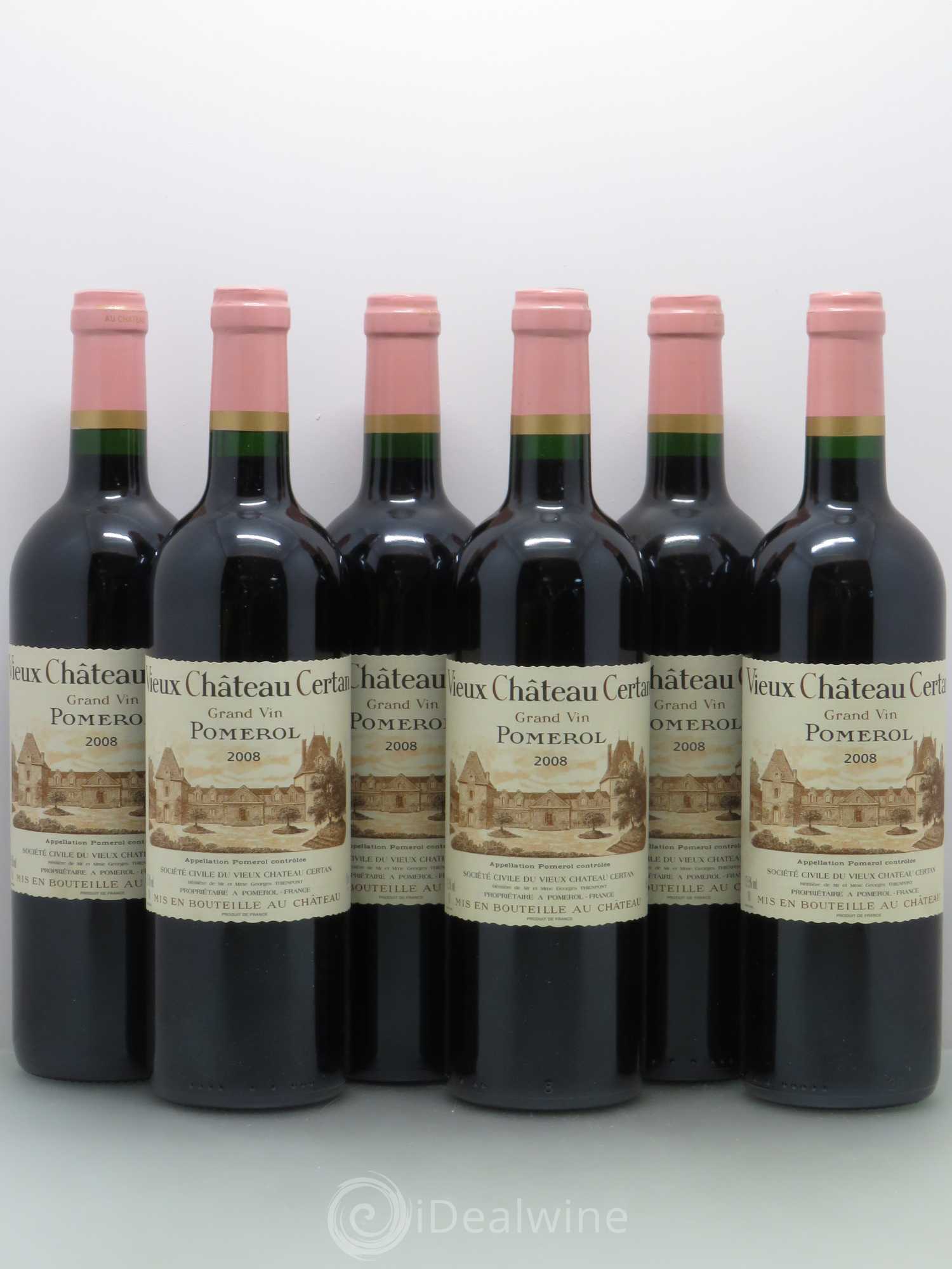 Vieux Château Certan 2008 - Lot de 6 bouteilles - 0