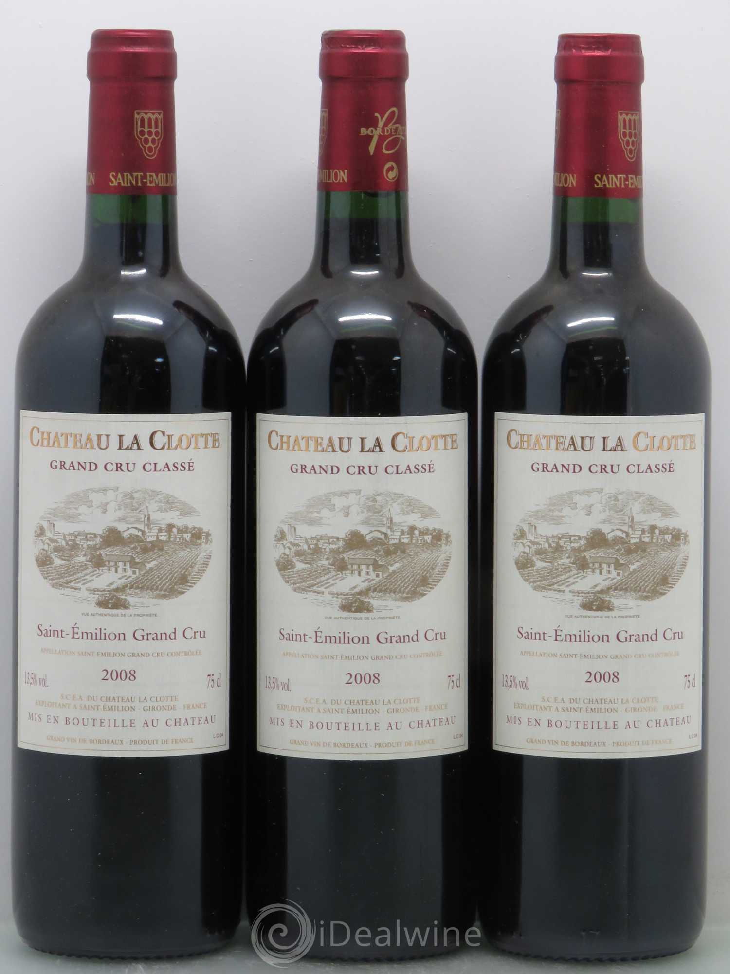Château la Clotte 2008 - Lot de 12 bouteilles - 2