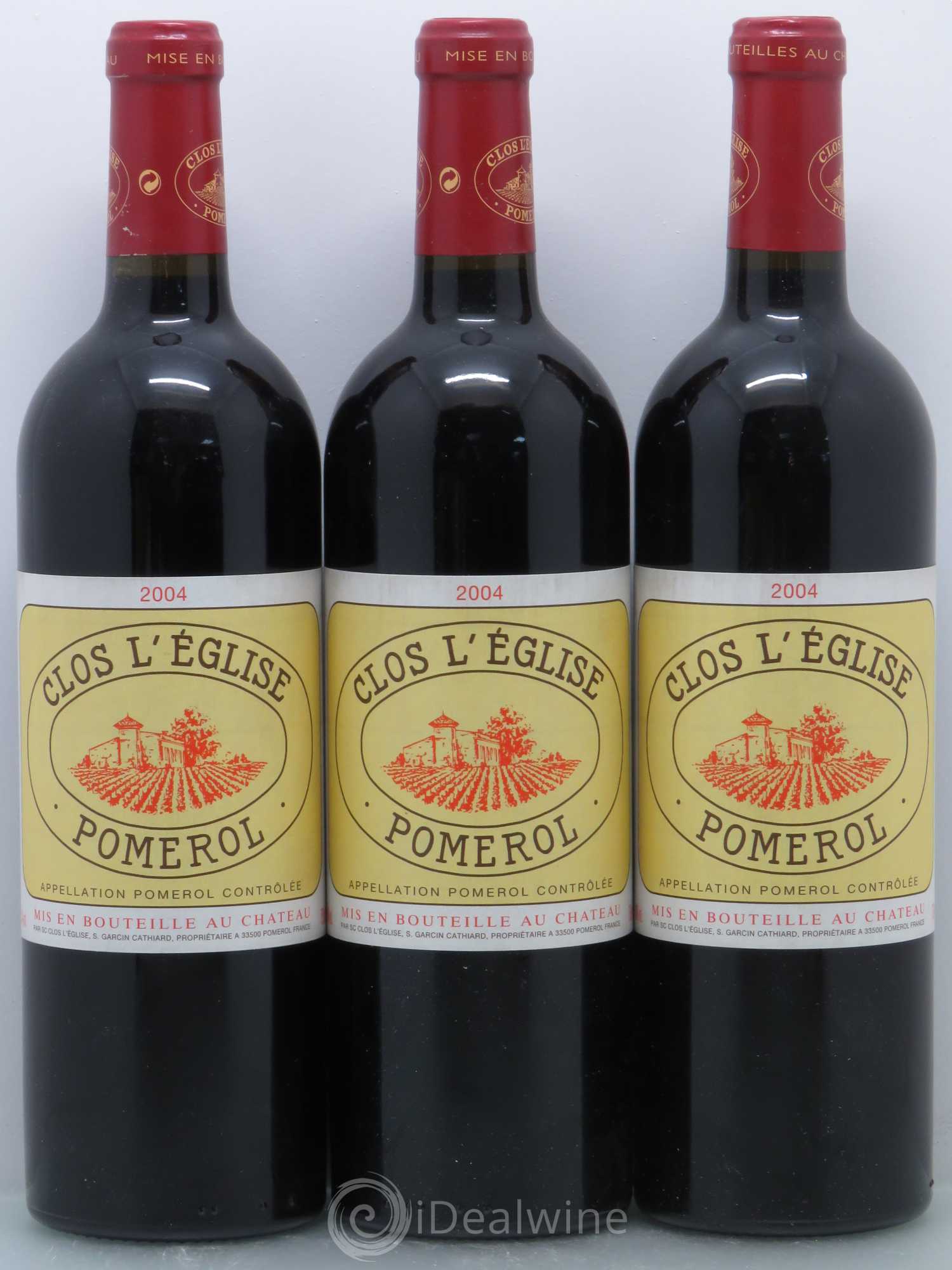 Clos l'Eglise (sans prix de réserve) 2004 - Lot de 6 bouteilles - 1