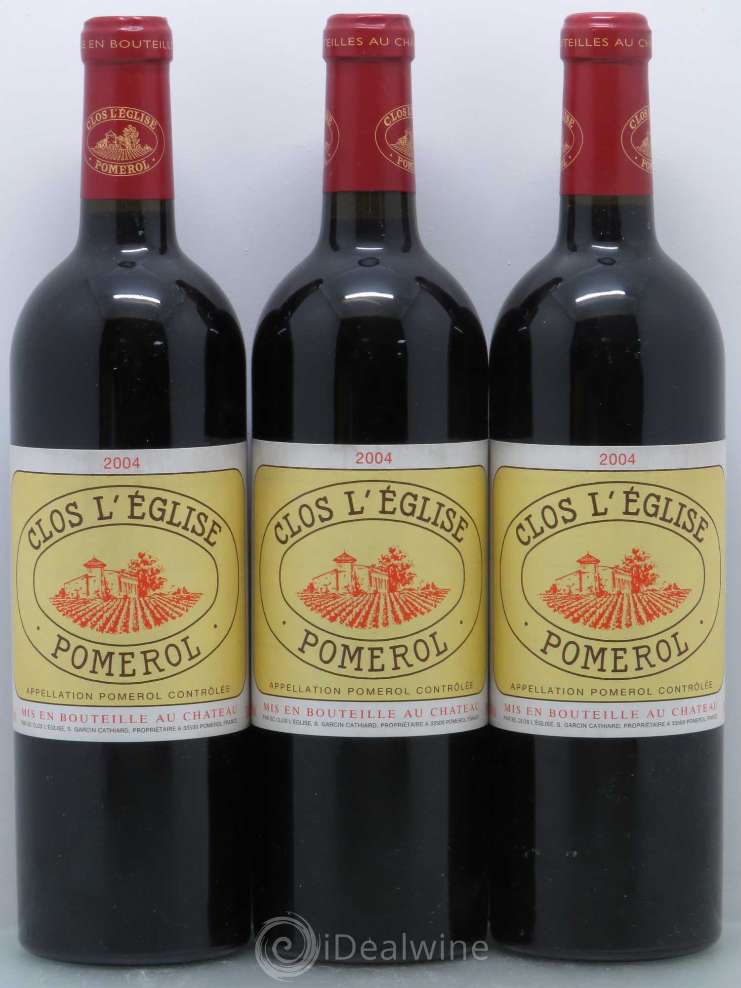 Clos l'Eglise (sans prix de réserve) 2004 - Lot de 6 bouteilles - 2