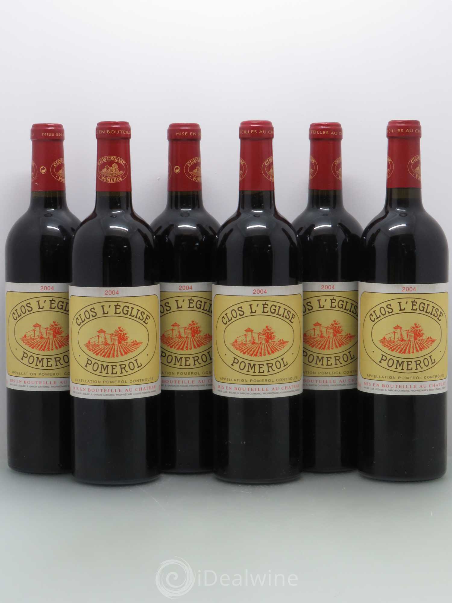 Clos l'Eglise (sans prix de réserve) 2004 - Lot de 6 bouteilles - 0