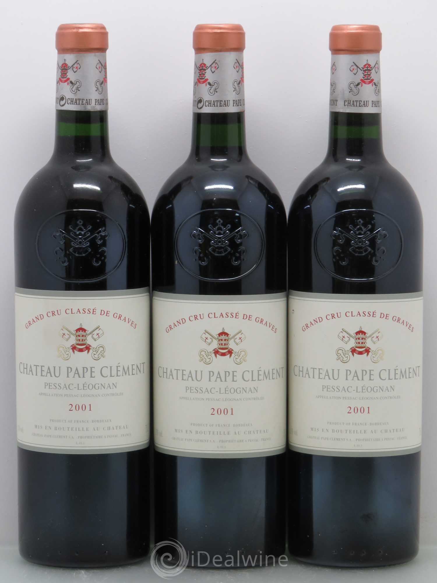 Château Pape Clément Cru Classé de Graves 2001 - Lot de 6 bouteilles - 2