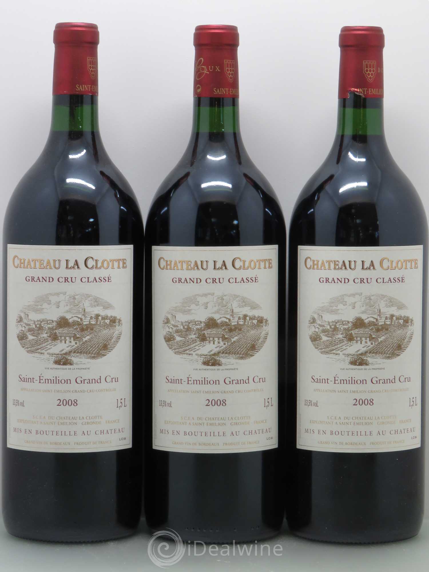 Château la Clotte 2008 - Lot de 6 magnums - 1