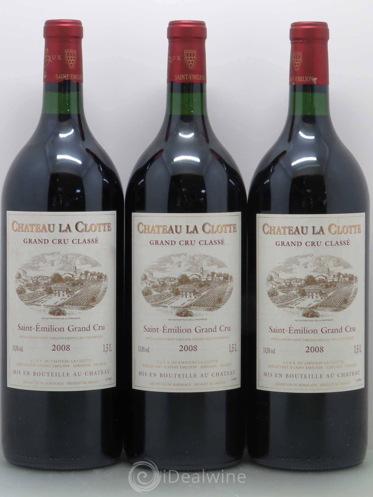 Château la Clotte 2008 - Lot de 6 magnums - 2