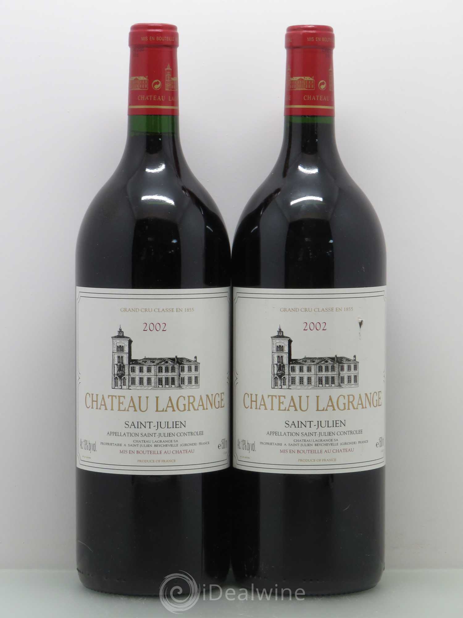 Château Lagrange 3ème Grand Cru Classé 2002 - Lot de 2 magnums - 0