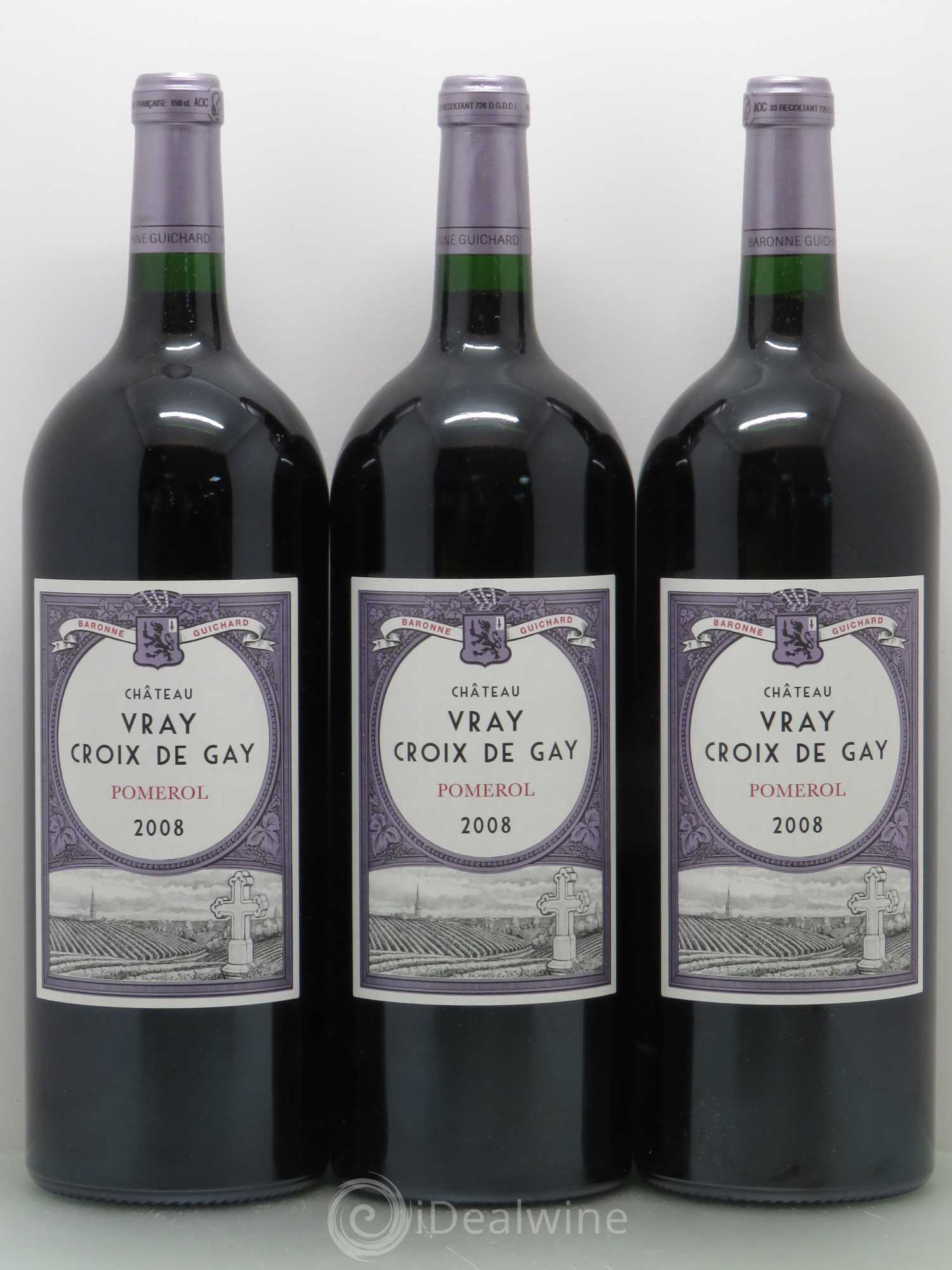 Château Vray Croix de Gay (sans prix de réserve) 2008 - Lot de 6 magnums - 1