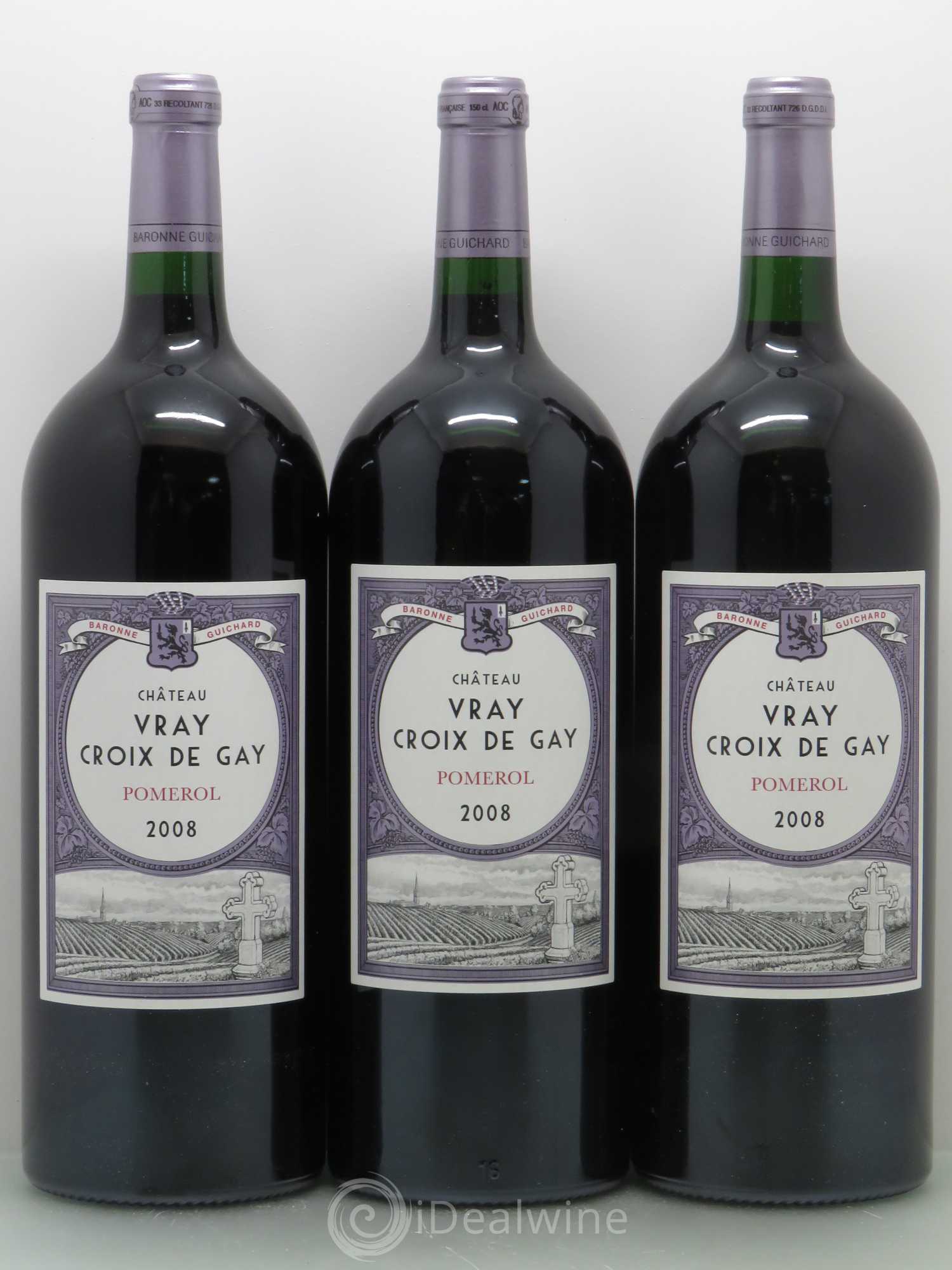 Château Vray Croix de Gay (sans prix de réserve) 2008 - Lot de 6 magnums - 2