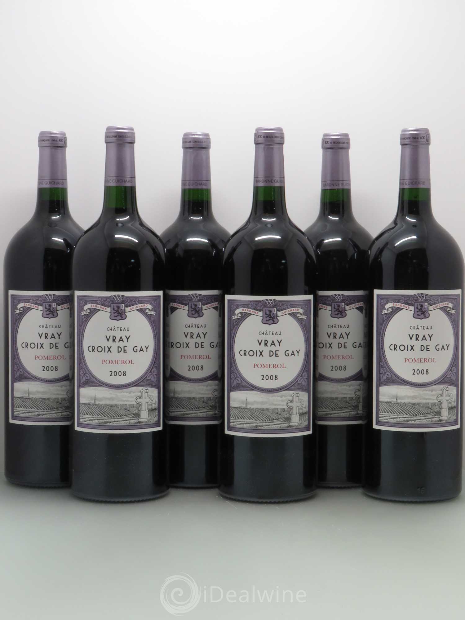 Château Vray Croix de Gay (sans prix de réserve) 2008 - Lot de 6 magnums - 0