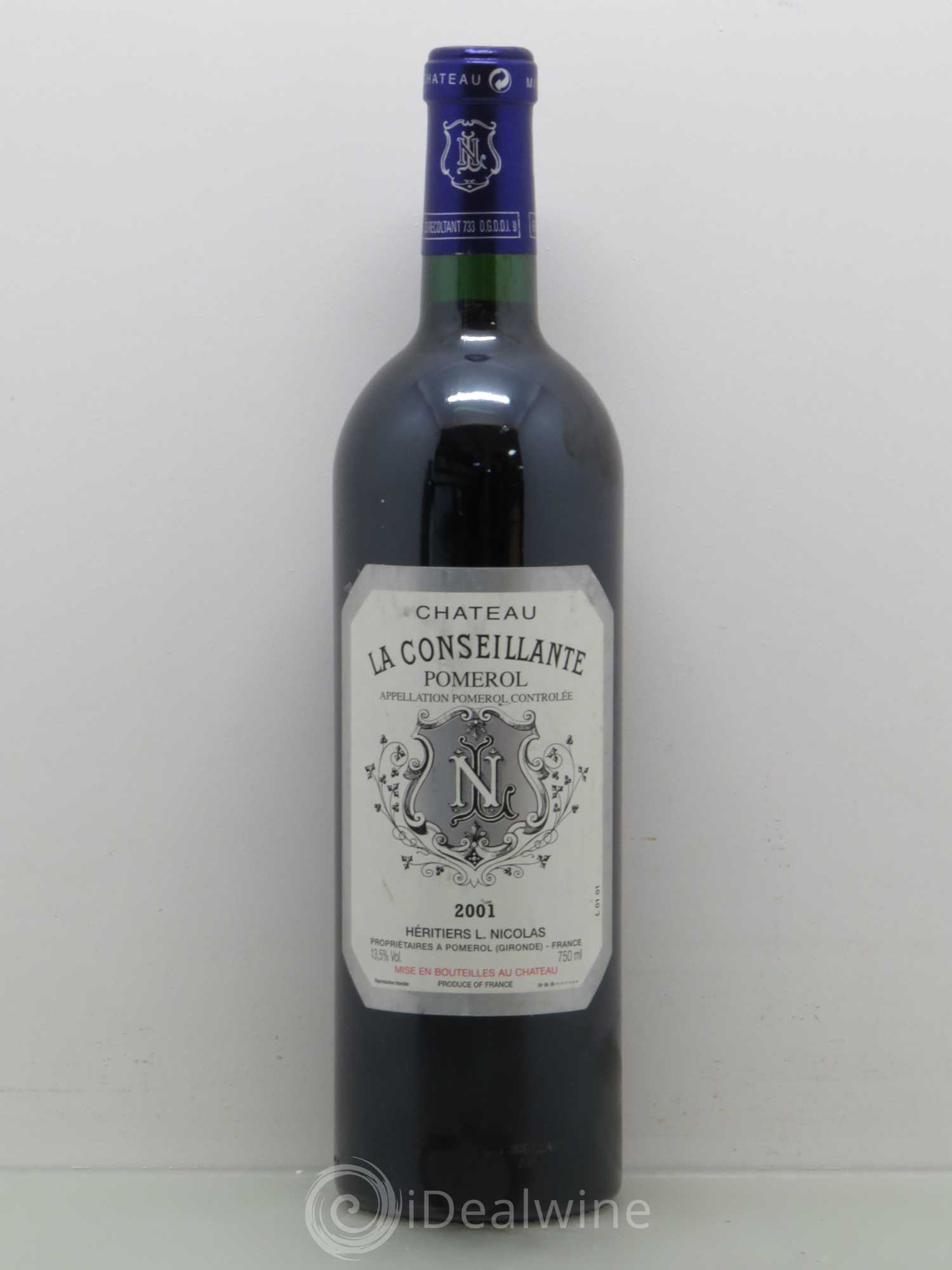 Château la Conseillante (sans prix de réserve) 2001 - Lot de 1 bouteille - 0