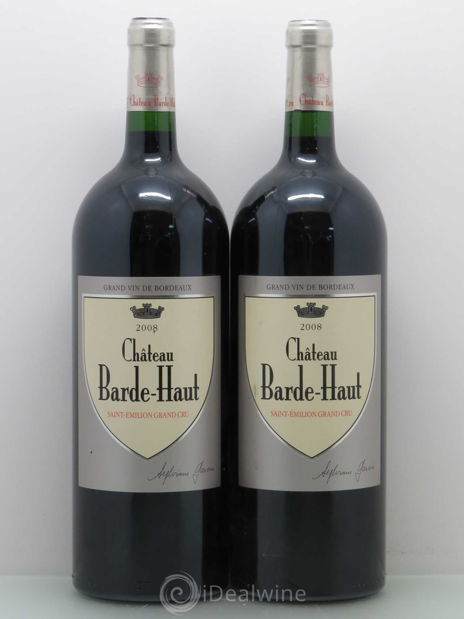Château Barde Haut Grand Cru Classé 2008 - Lot de 2 magnums - 0