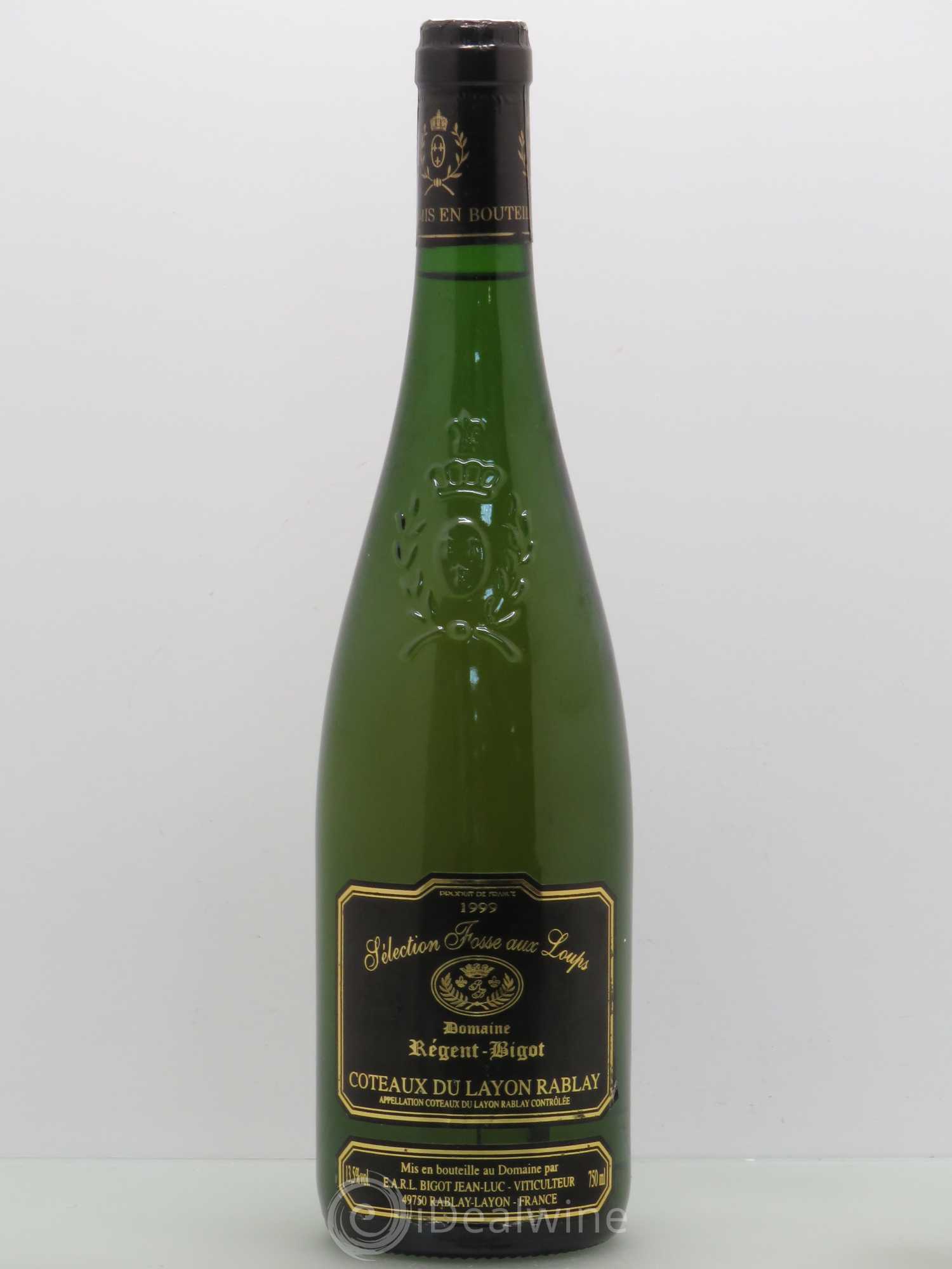 Coteaux du Layon Rablay Selection - Fosse aux Loups - Domaine Regent Bigot 1999 - Posten von 1 Flasche - 0