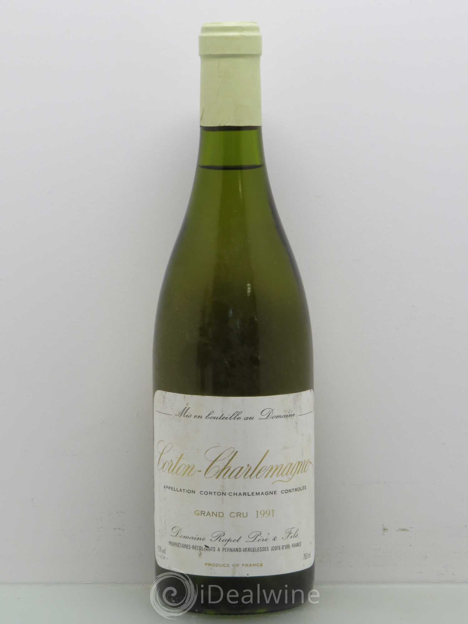 Corton-Charlemagne Grand Cru Rapet Père & Fils 1991 - Lot de 1 bouteille - 0