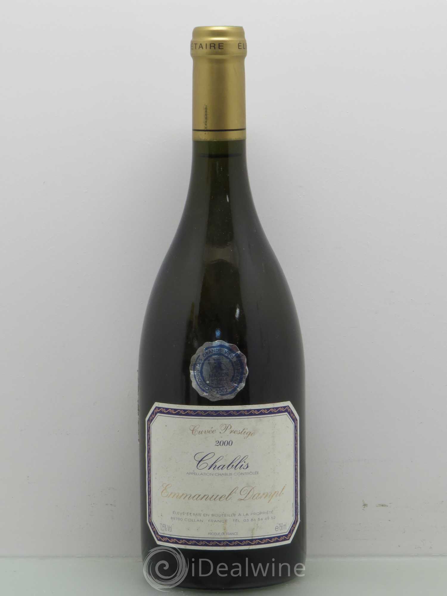 Chablis Emmanuel Dampt Prestige 2000 - Posten von 1 Flasche - 0