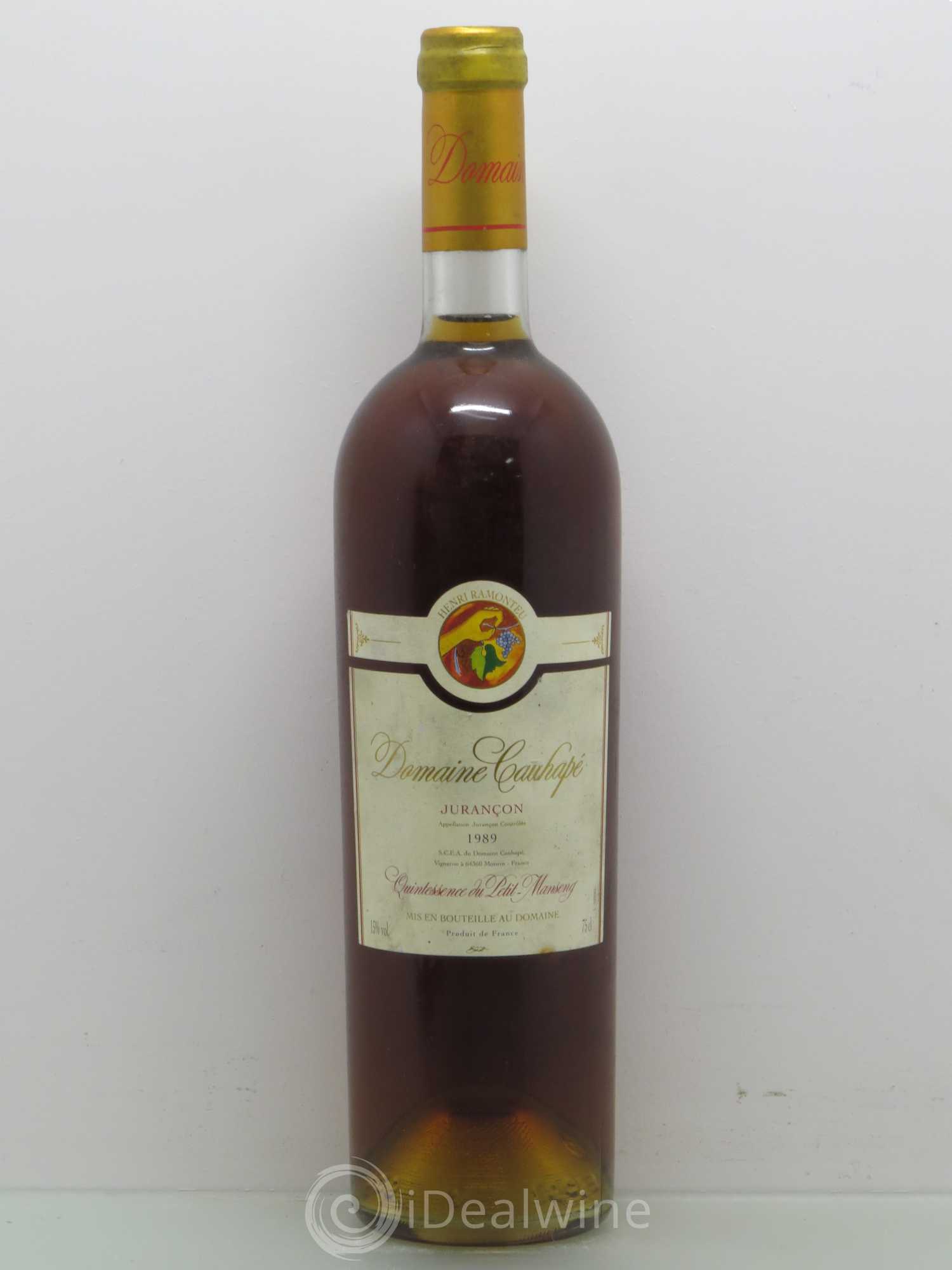 Jurançon Quintessence du Petit Manseng Cauhapé 1989 - Lotto di 1 bottiglia - 0