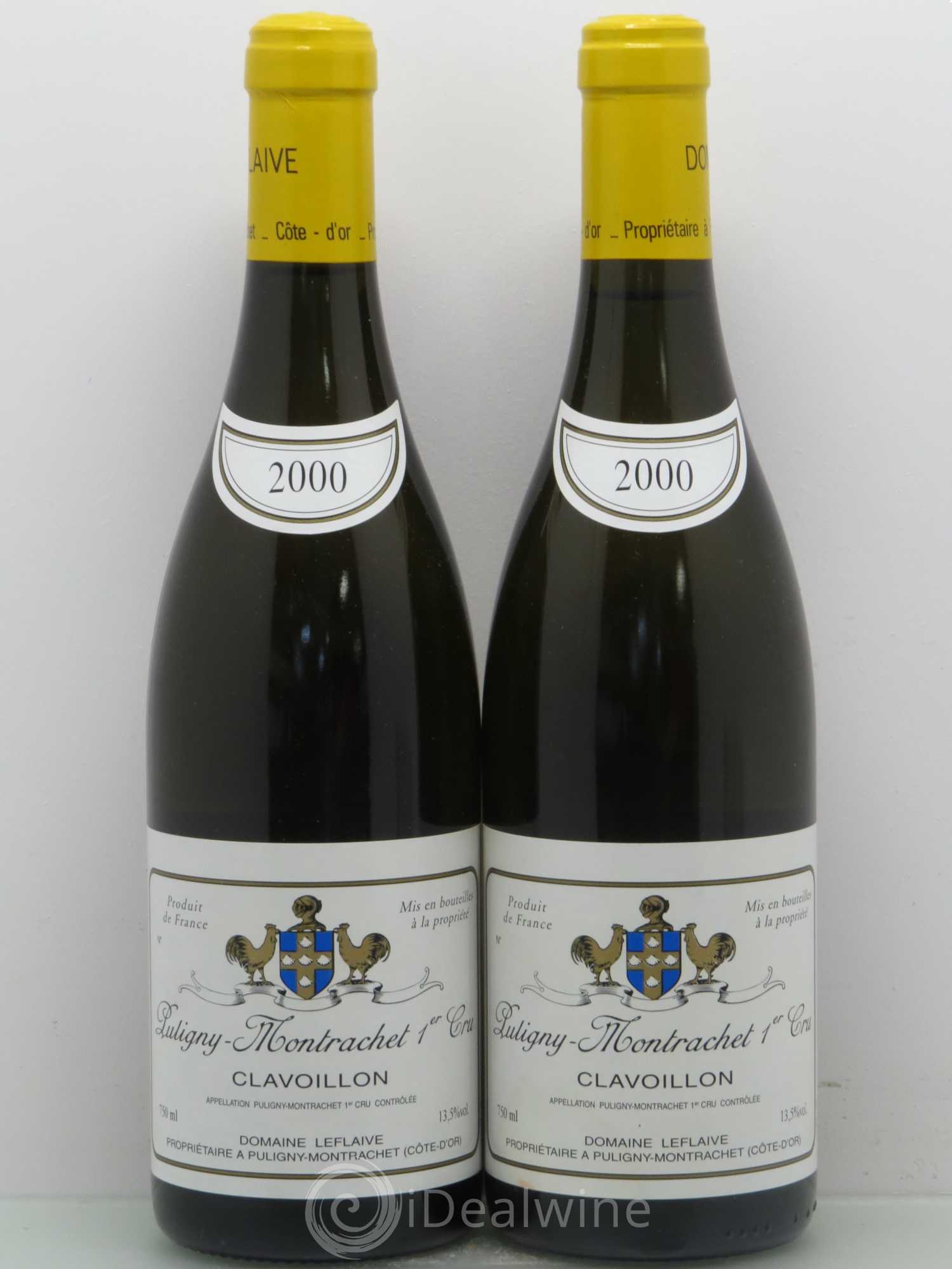 Puligny-Montrachet 1er Cru Clavoillon Leflaive (Domaine) 2000 - Lot de 2 bouteilles - 0