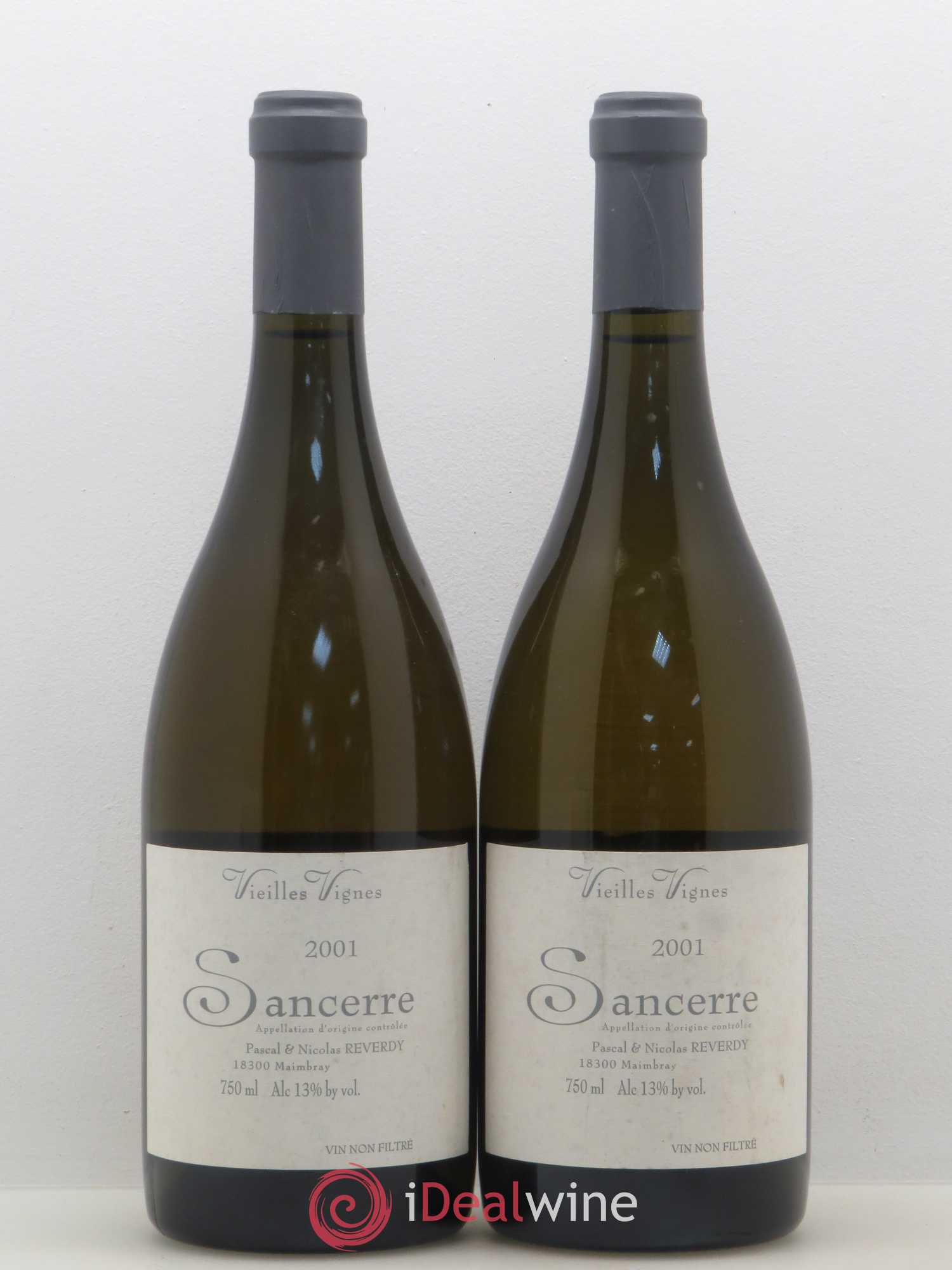 Sancerre Cuvee Vieilles Vignes Pascal et Nicolas Reverdy 2001 - Posten von 2 Flaschen - 0
