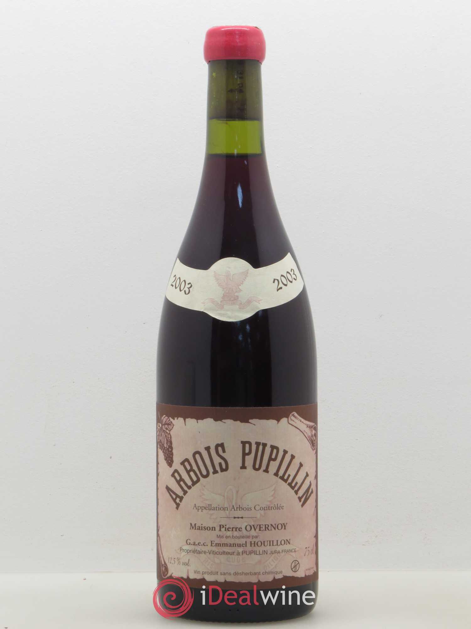 Arbois-Pupillin Poulsard (cire rouge) Overnoy-Houillon (Domaine) 2003 - Lot de 1 bouteille - 0