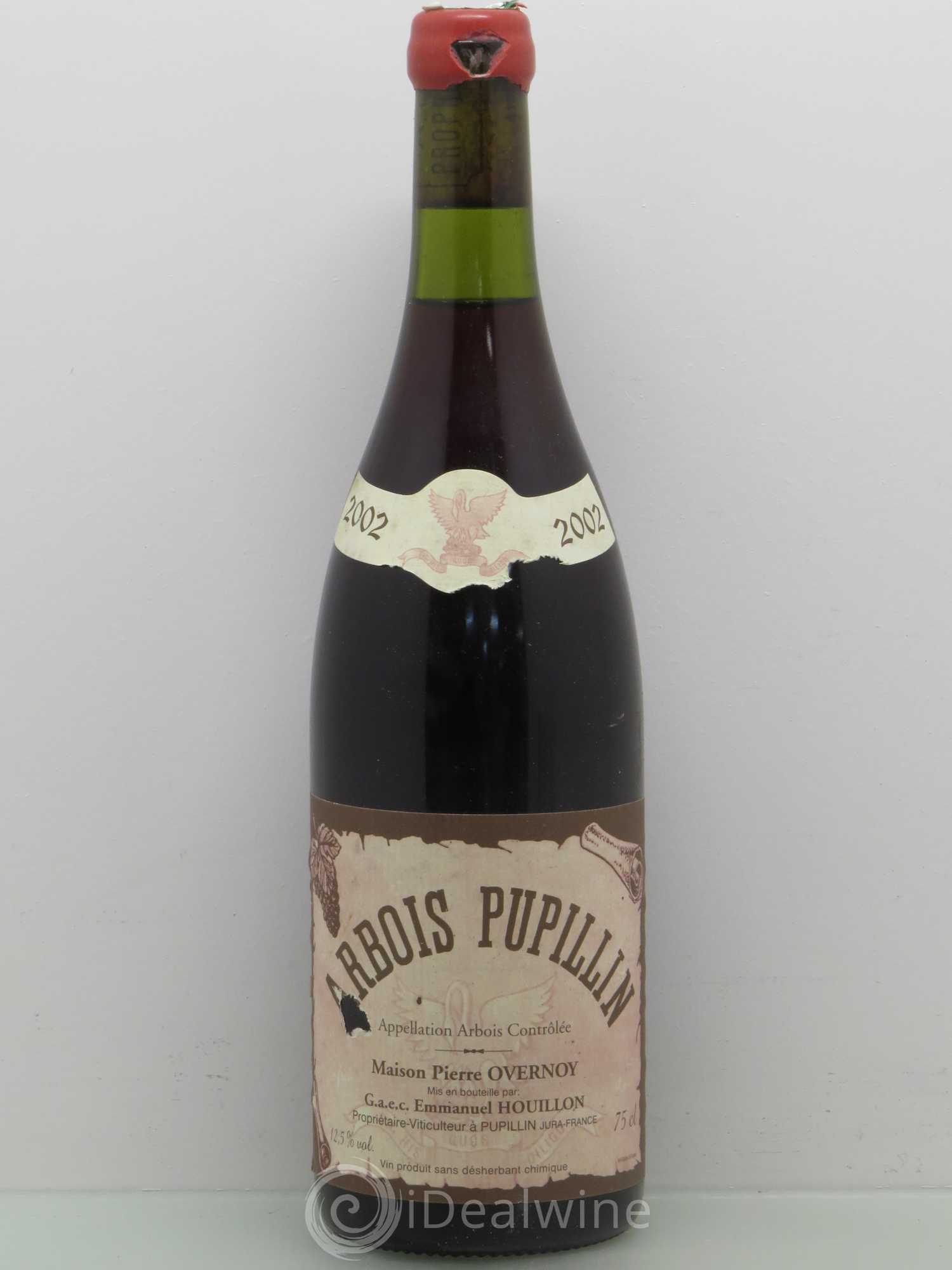 Arbois-Pupillin Poulsard (cire rouge) Overnoy-Houillon (Domaine) Ploussard 2002 - Lot de 1 bouteille - 0