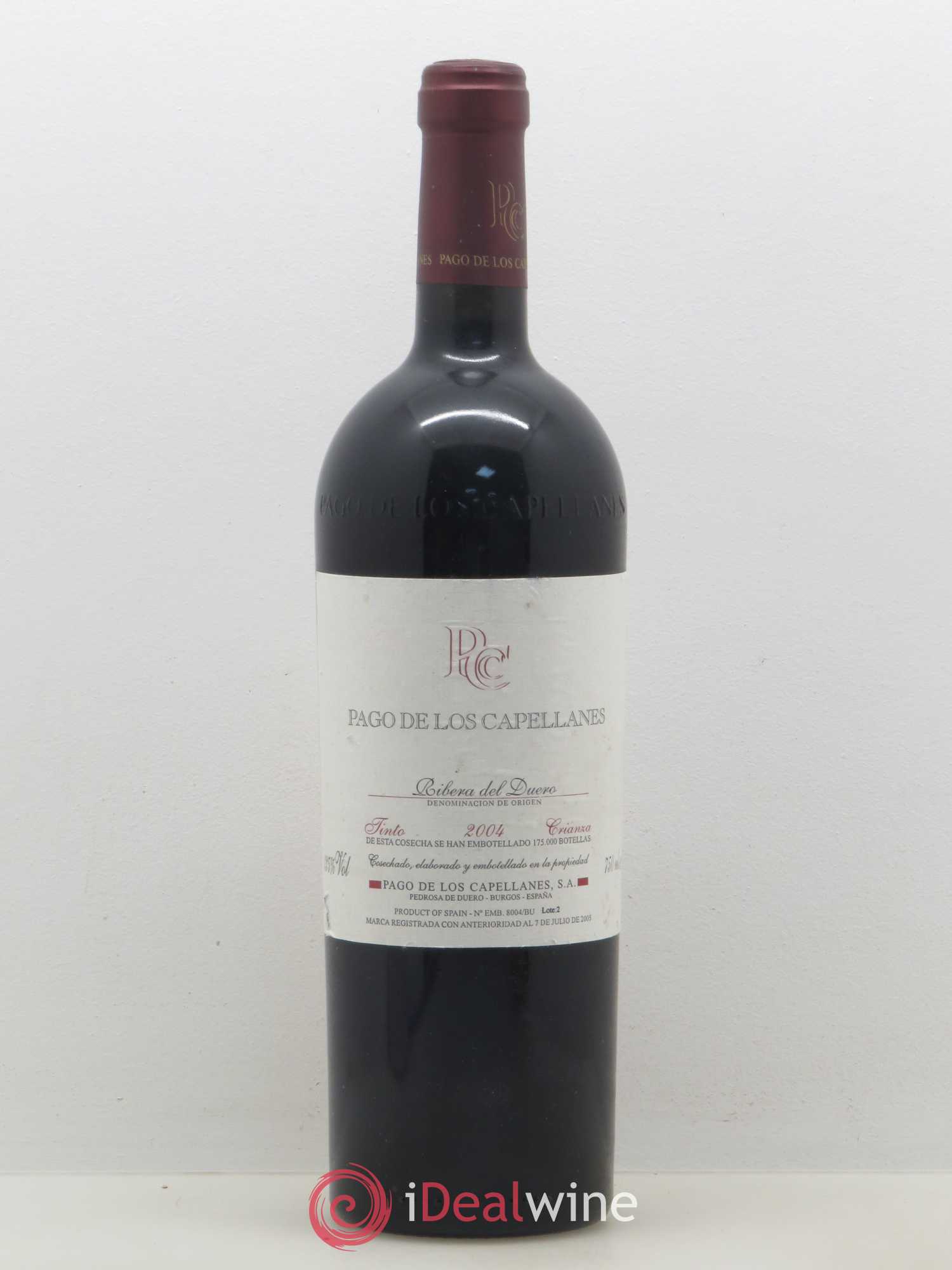 Ribera Del Duero DO Pago de Los Capellanes 2004 - Lot de 1 bouteille - 0