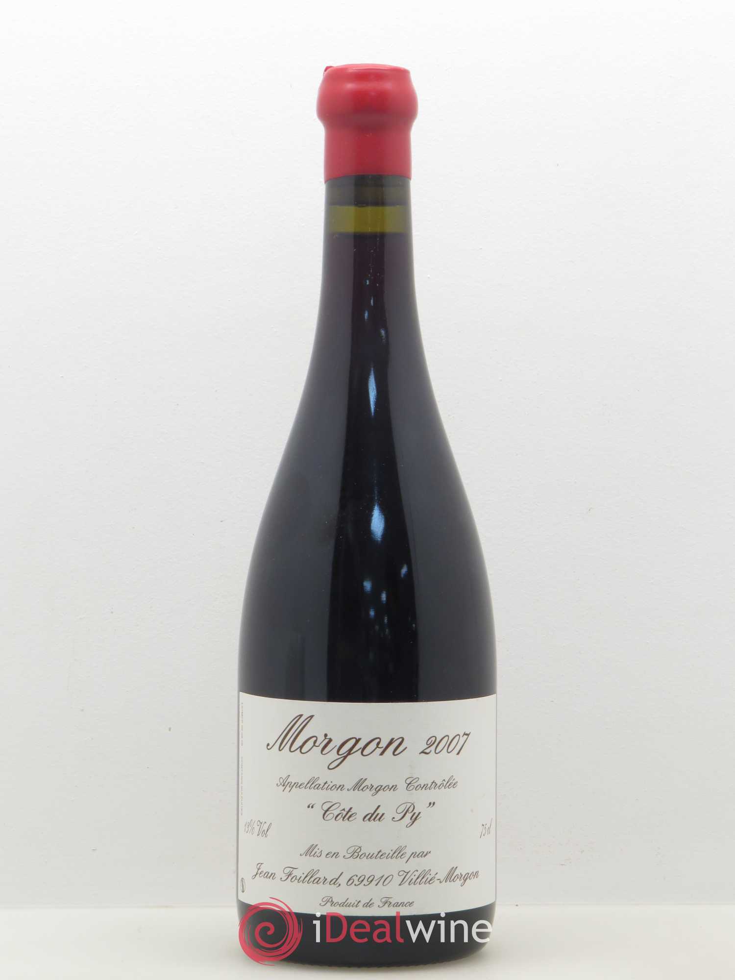 Morgon Côte du Py Jean Foillard 2007 - Posten von 1 Flasche - 0