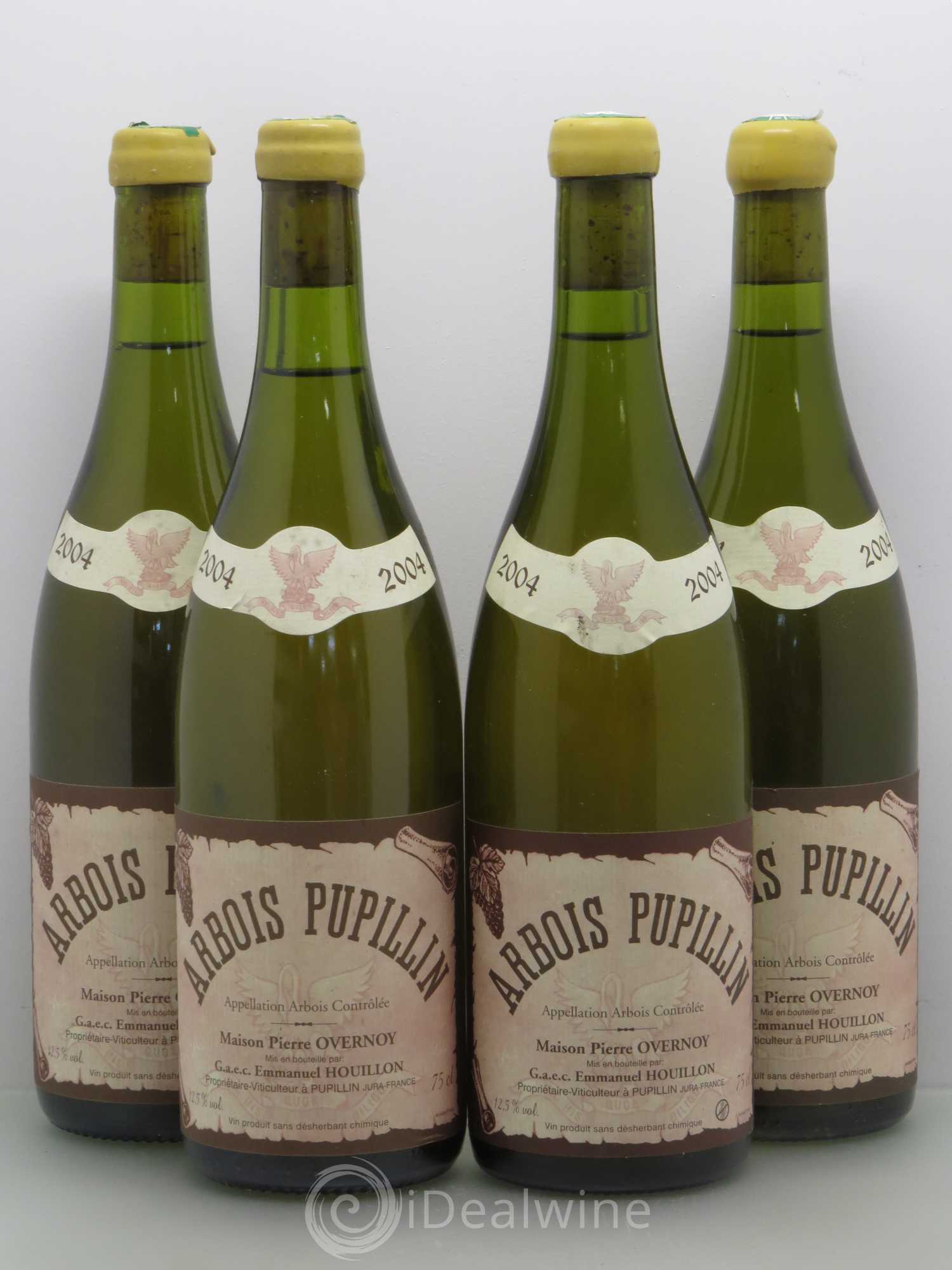 Arbois-Pupillin Savagnin (cire jaune) Overnoy-Houillon (Domaine) Savagnin Ouille 2004 - Lotto di 4 bottiglie - 0
