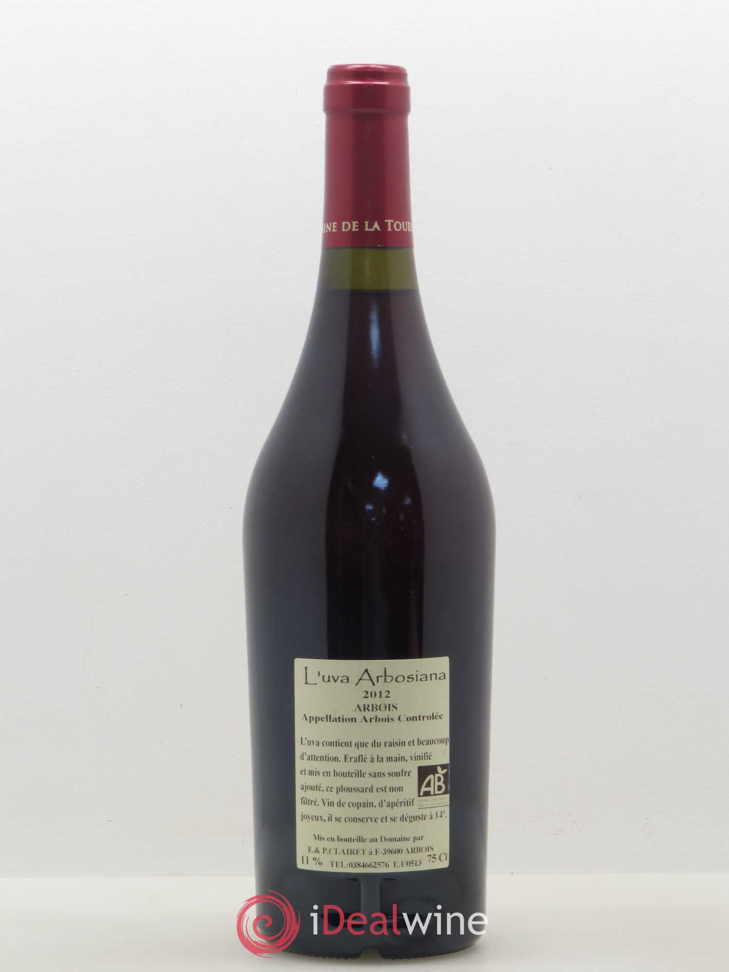Arbois L'Uva Domaine de la Tournelle 2012 - Posten von 1 Flasche - 1