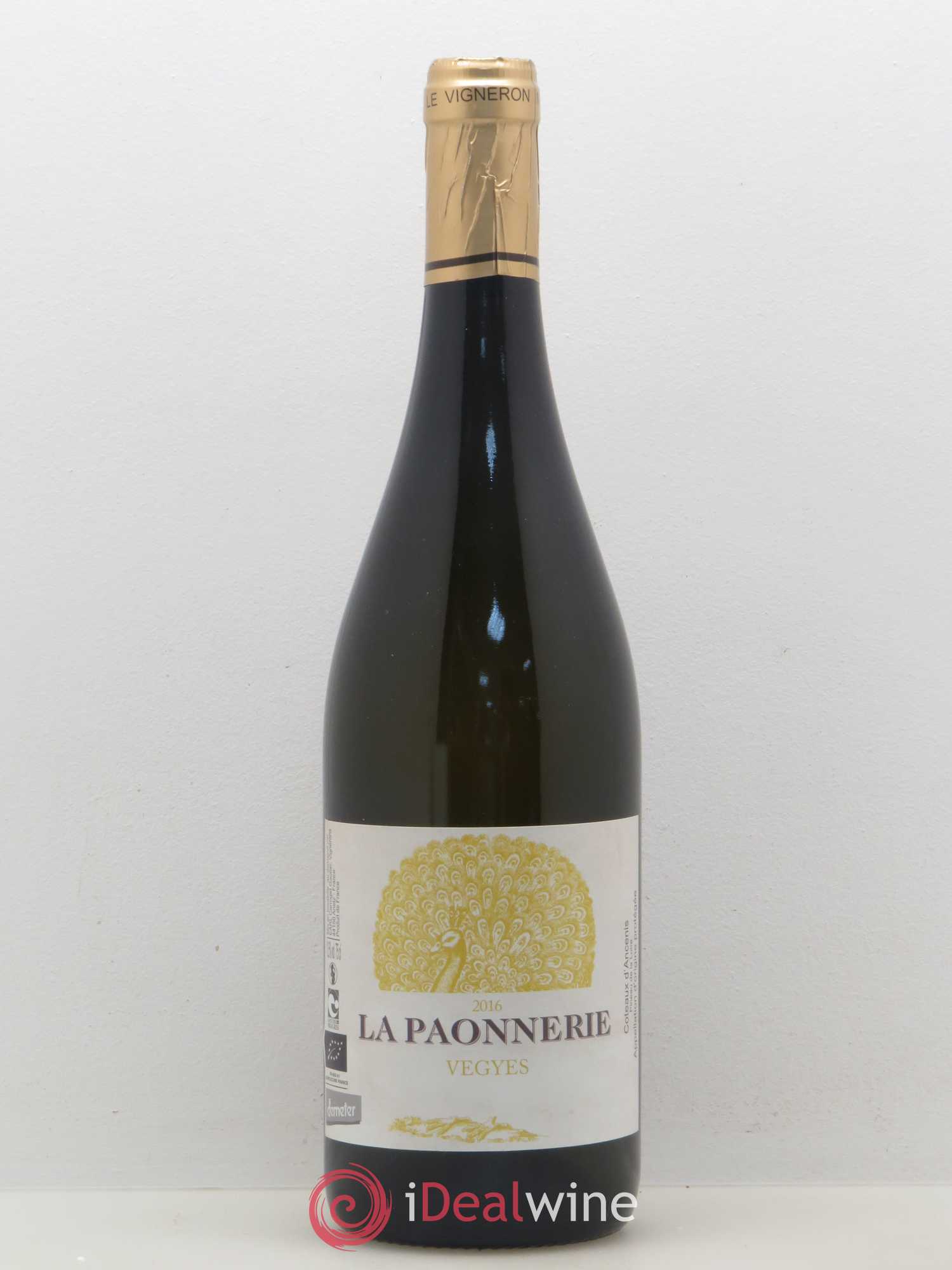 Vin de France Coteaux d'Aunis Pineau CuvéeVegyes Domaine de la Paonnerie 2016 - Posten von 1 Flasche - 0