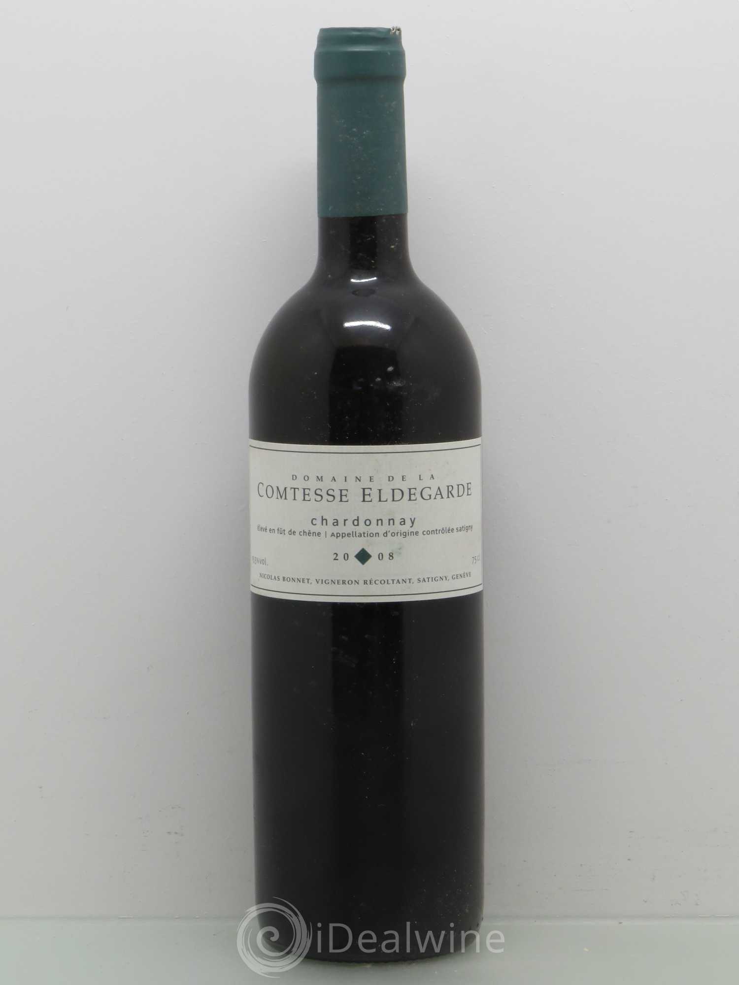 Divers Satigny Chardonnay Comtesse Eldegarde Nicolas Bonnet 2008 - Posten von 1 Flasche - 0