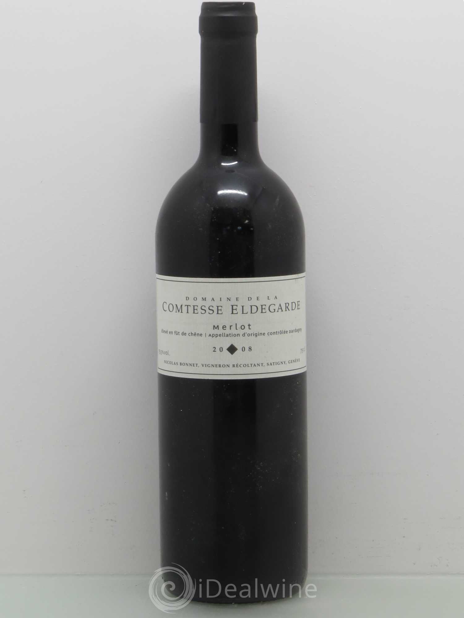 Divers Satigny Merlot Comtesse Eldegarde Nicolas Bonnet (Suisse) 2008 - Posten von 1 Flasche - 0