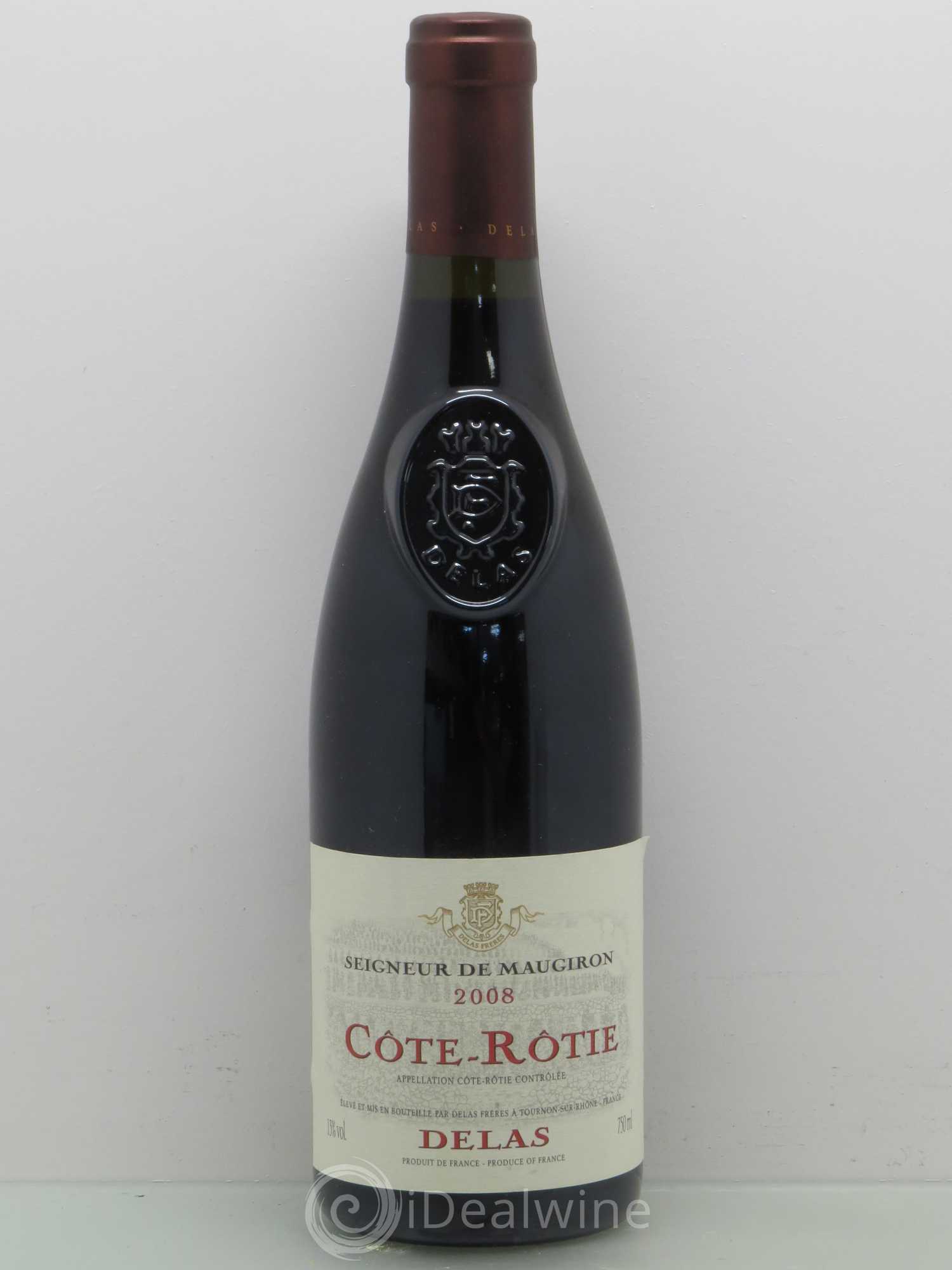 Côte-Rôtie Seigneur de Maugiron Delas Frères 2008 - Lot de 1 bouteille - 0