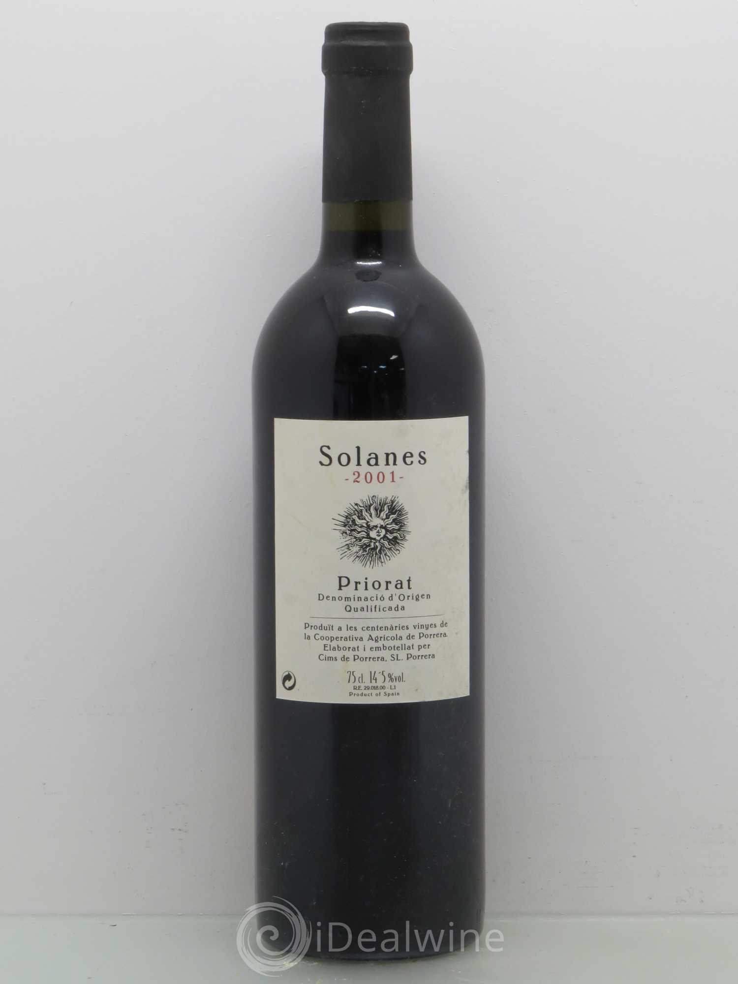 Priorat DOCA Solanes 2001 - Posten von 1 Flasche - 0