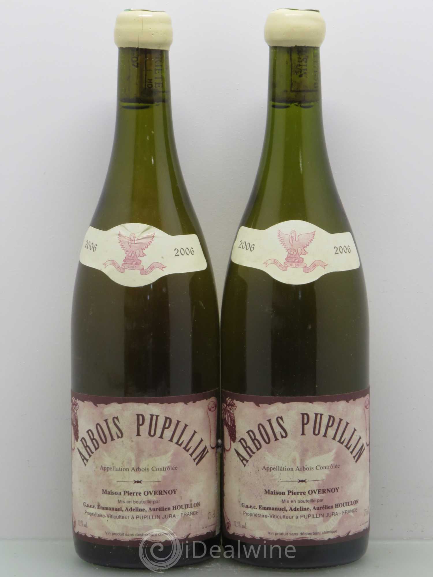 Arbois-Pupillin Savagnin (cire jaune) Overnoy-Houillon (Domaine) Chardonnay Ouillé 2006 - Lot de 2 bouteilles - 0
