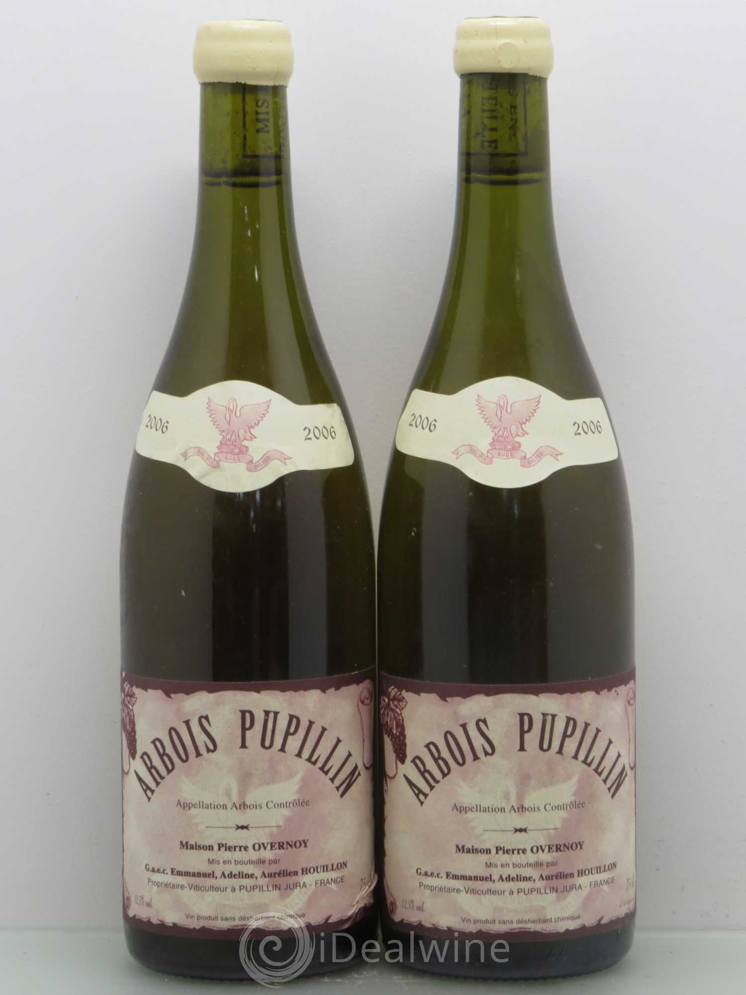 Arbois-Pupillin Savagnin (cire jaune) Overnoy-Houillon (Domaine) Chardonnay Ouillé 2006 - Lot de 2 bouteilles - 0